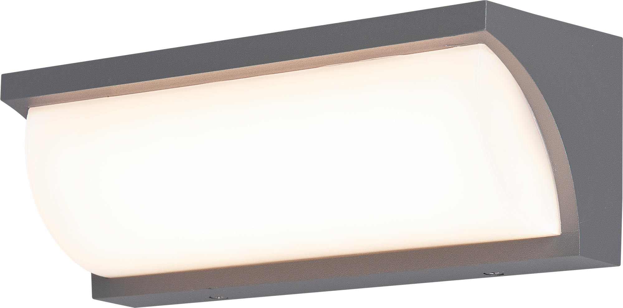 toom LED-Außenwandleuchte 'Straßburg' aluminiumfarben 8,1 x 23 x 8,2 cm