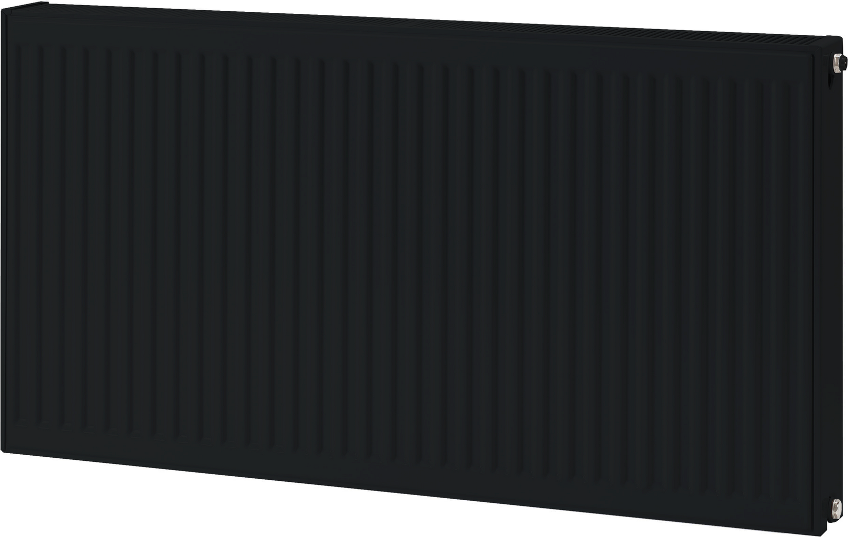 Universal-Kompaktheizkörper 'DK 22' schwarz 60 x 120 cm