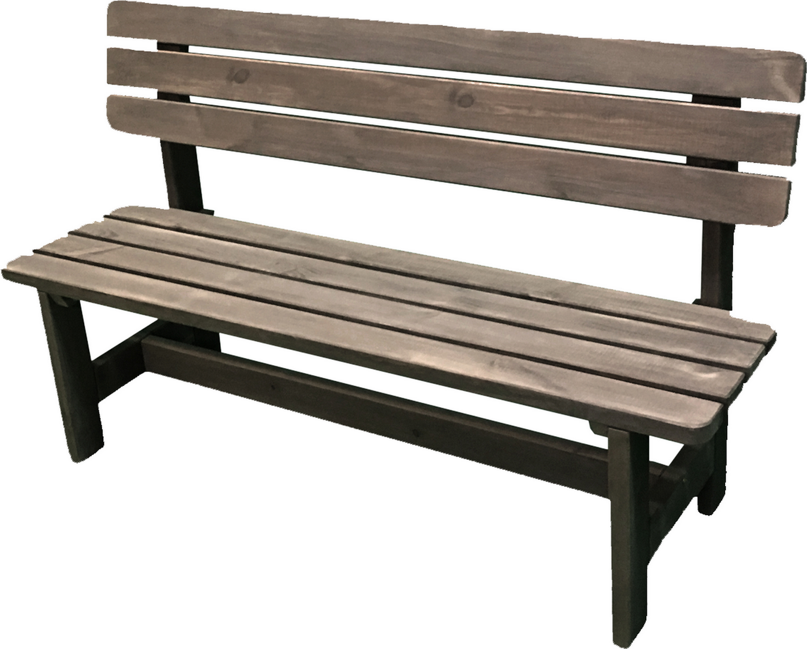 Promadino Gartenbank 'Summer' grau 150 x 90 x 51 cm