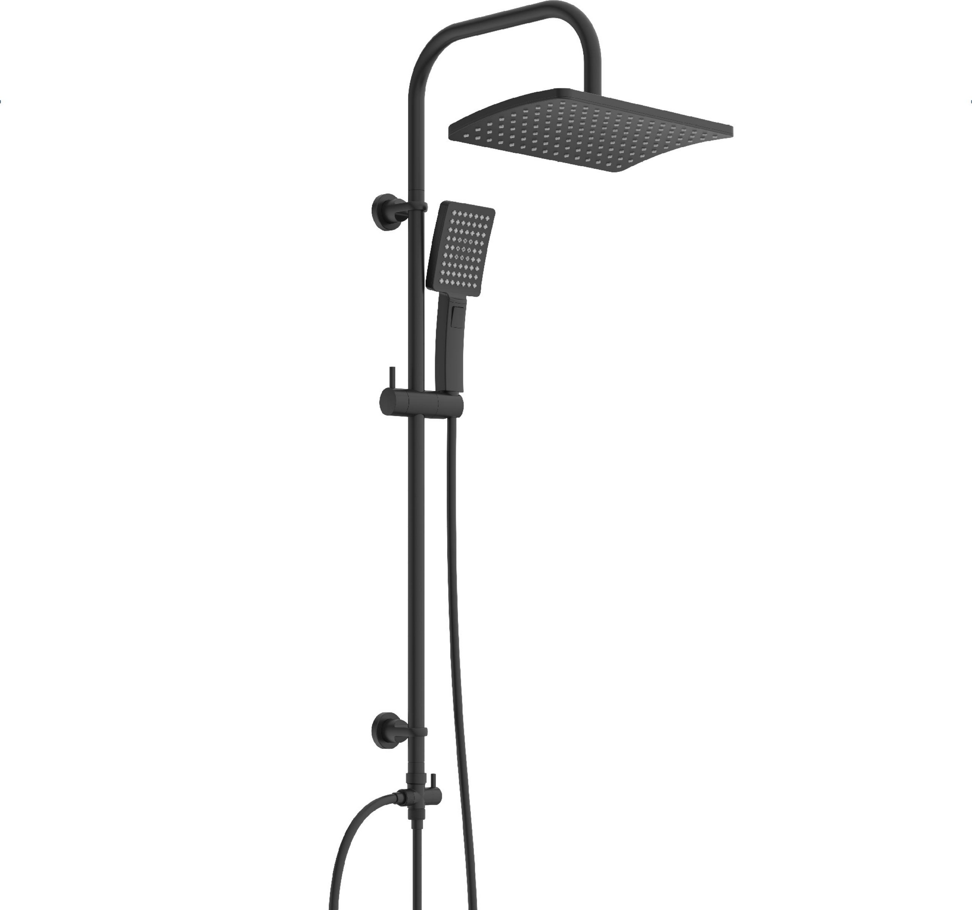 Thumbnail - Schütte Überkopf-Brauseset 'MALLORCA' schwarz matt Ø 20 cm