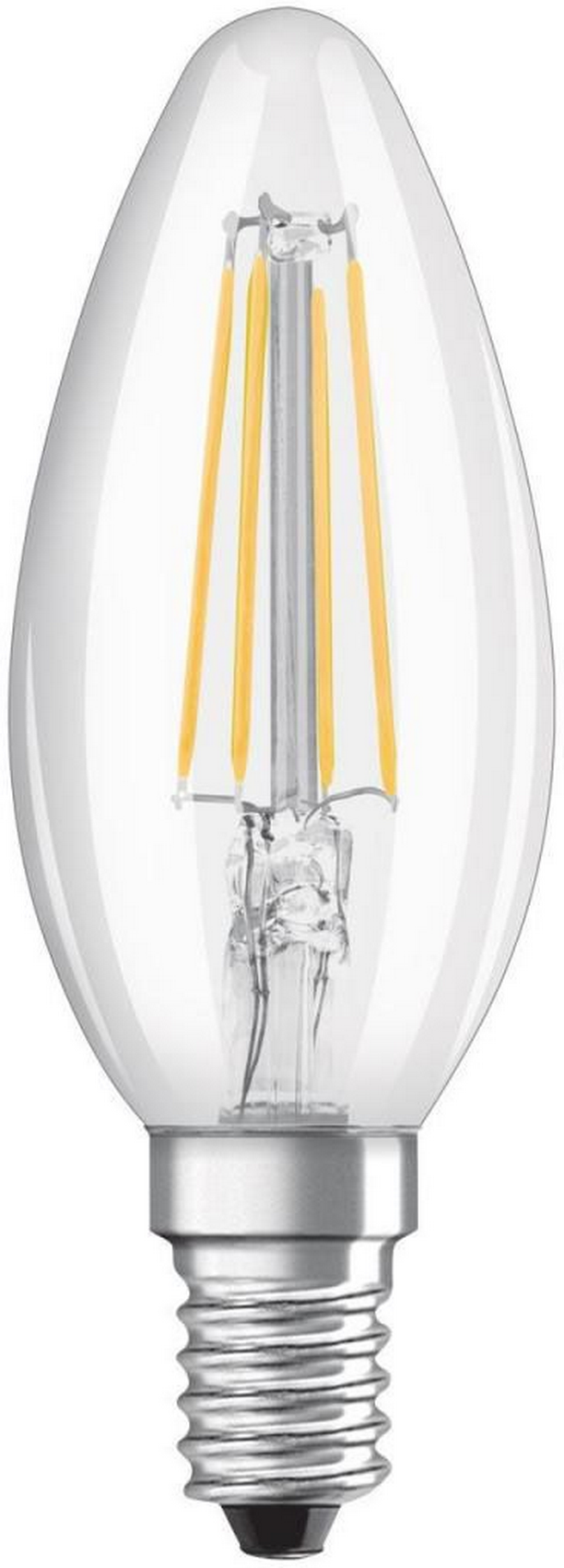 toom LED-Filament-Kerzenlampe E14 3,48 W 470 lm