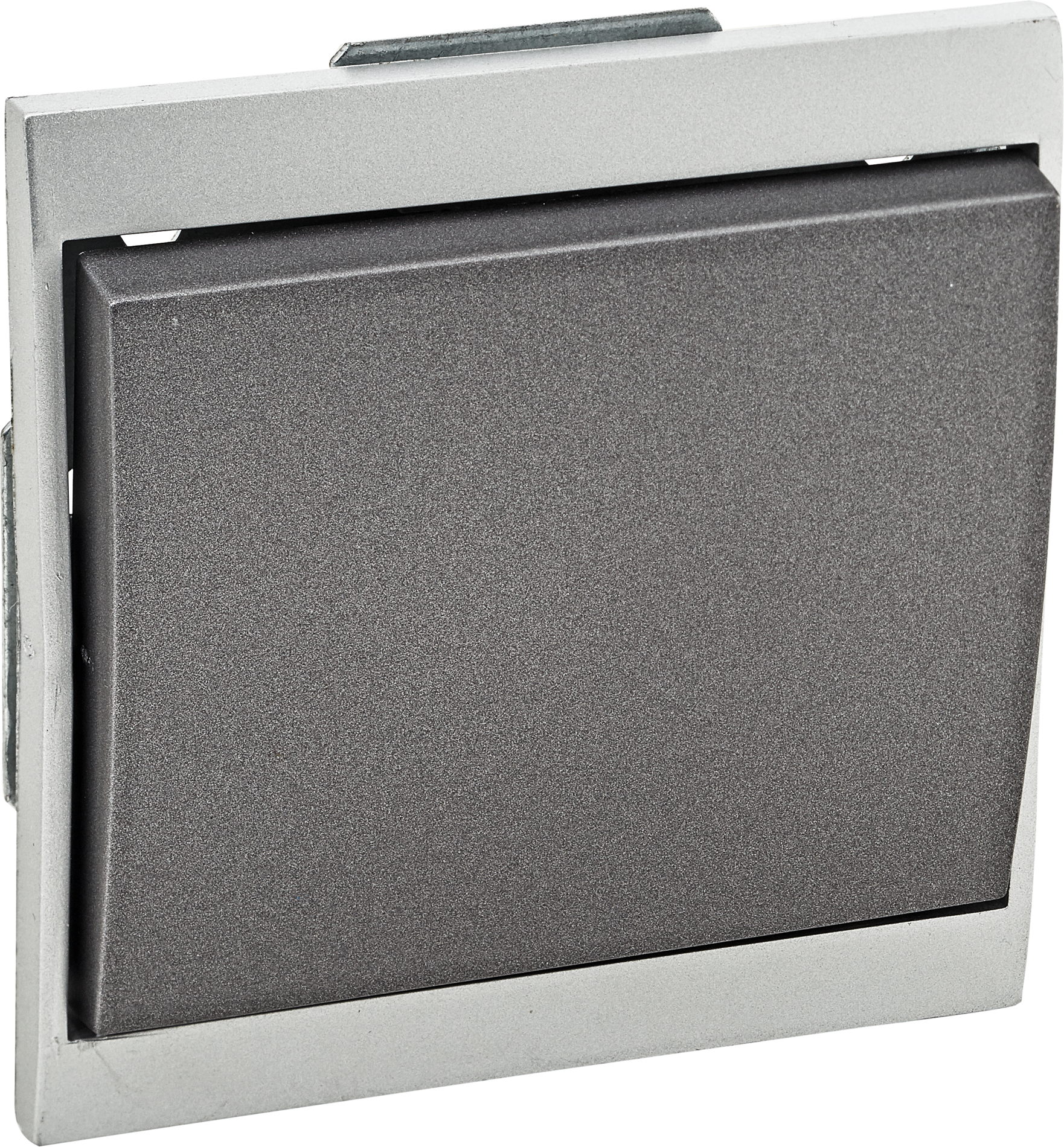 Kopp Aus-/Wechselschalter 'Malta' anthrazit/silbern