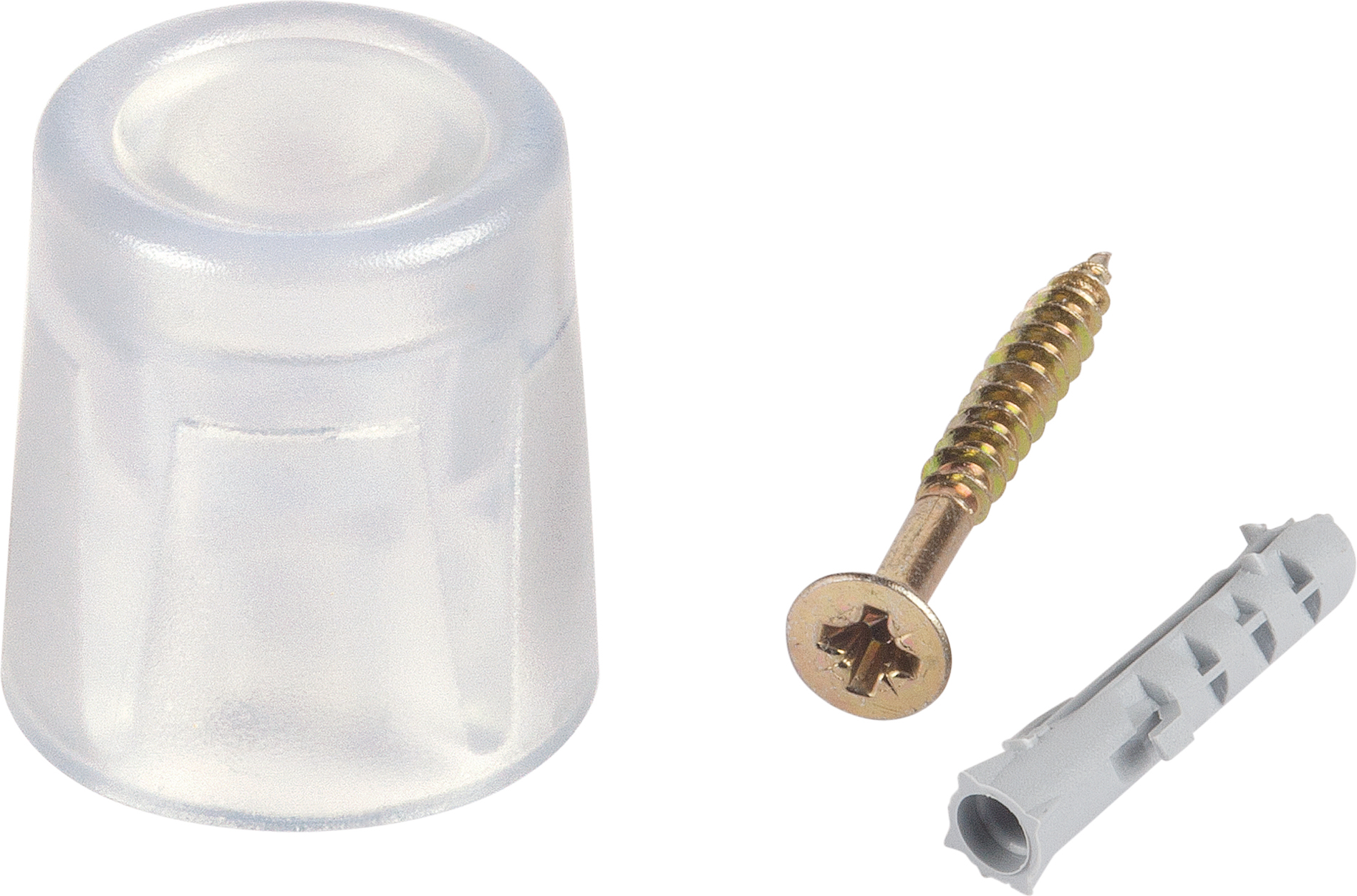 toom Türstopper transparent Ø 2,6 cm 2 Stück