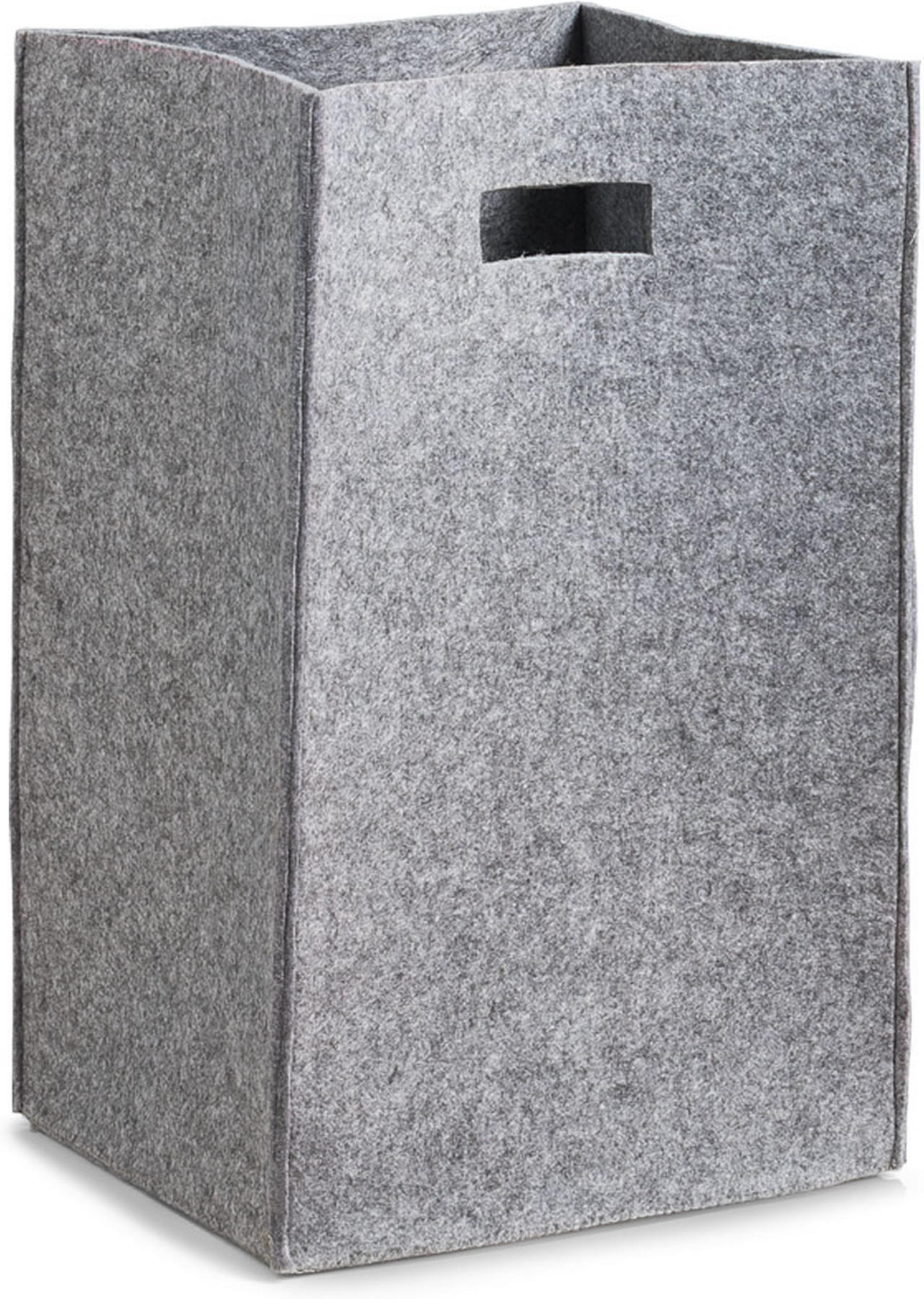 Zeller Wäschesammler grau 30 x 55 x 35 cm