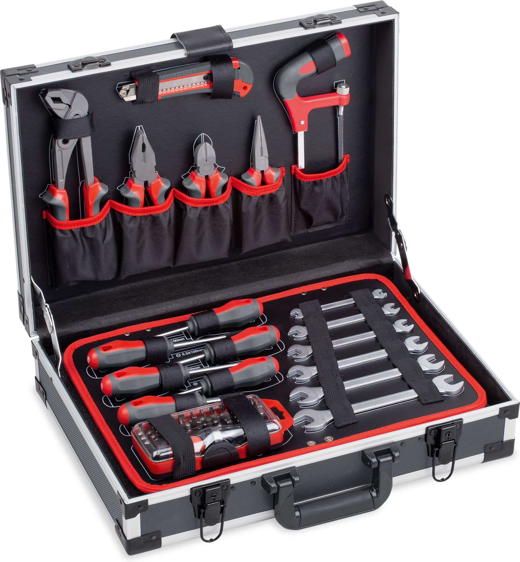 toom Werkzeugkoffer Aluminium 101-teilig
