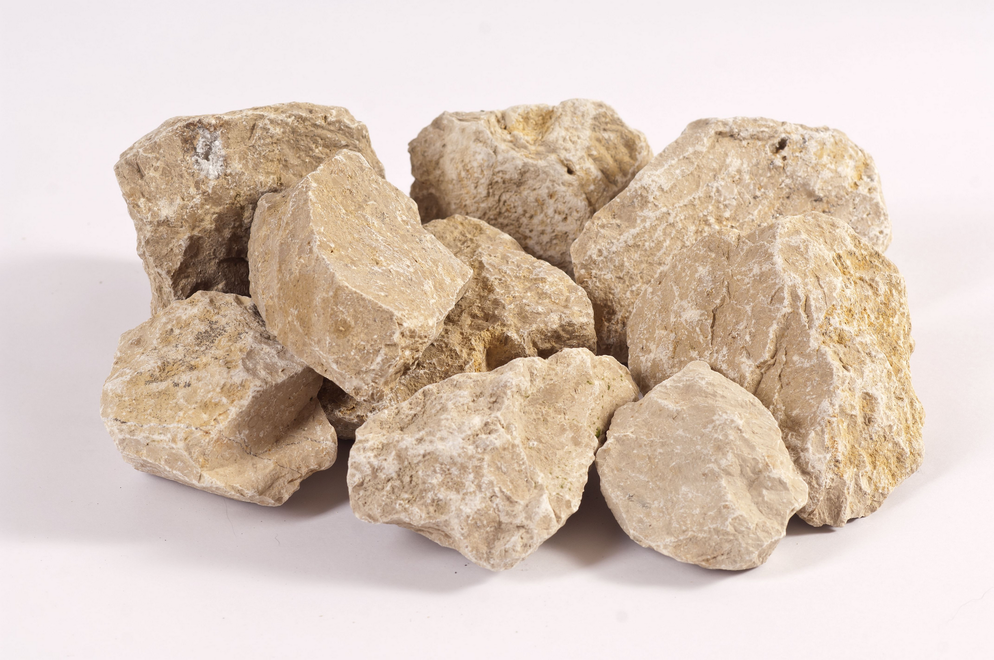 Bruchstein beige/gelb 32/56 mm 500 kg im Big Bag