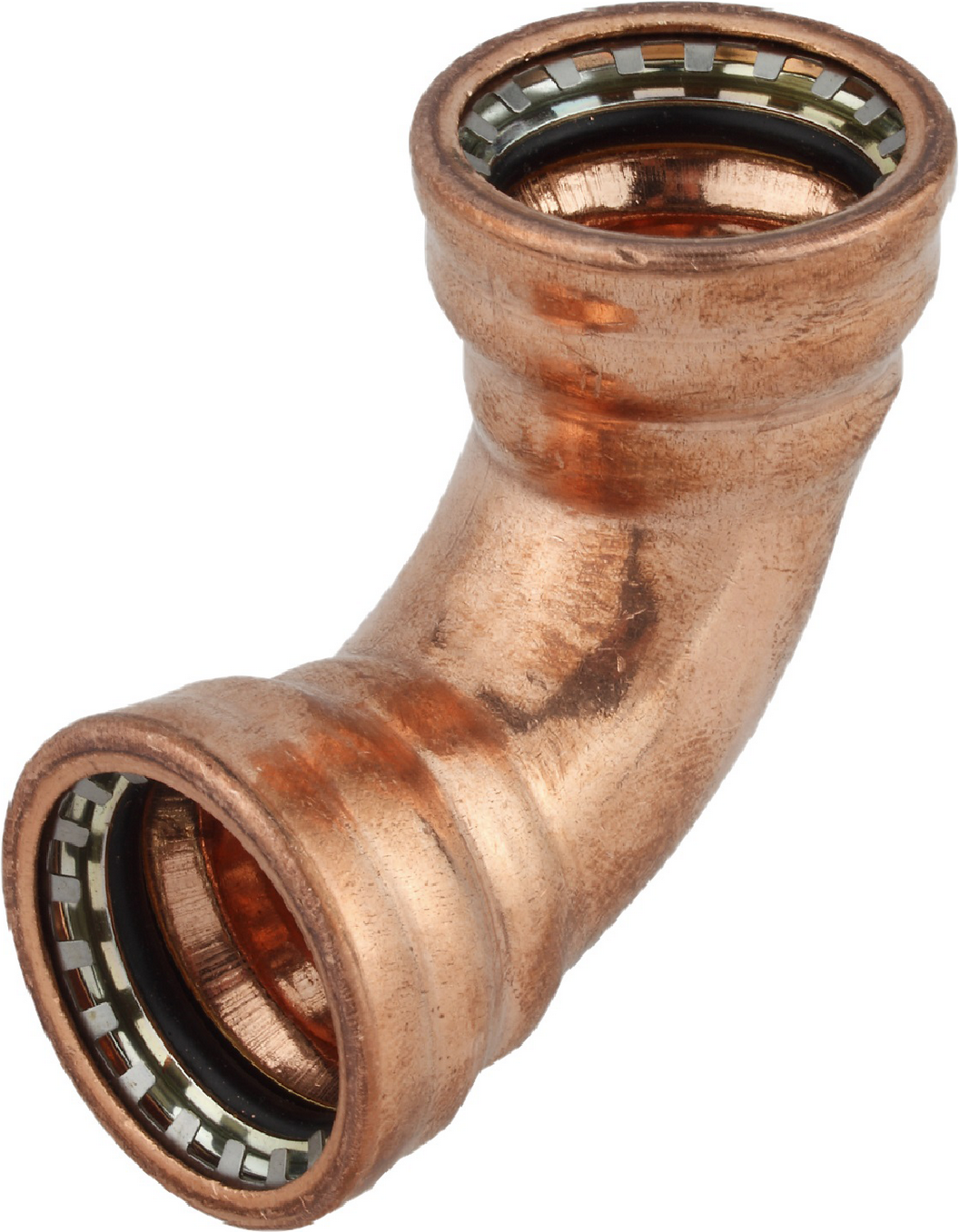 Thumbnail - Kirchhoff Winkel 90° Kupfer blank Ø 18 mm, 2 Muffen