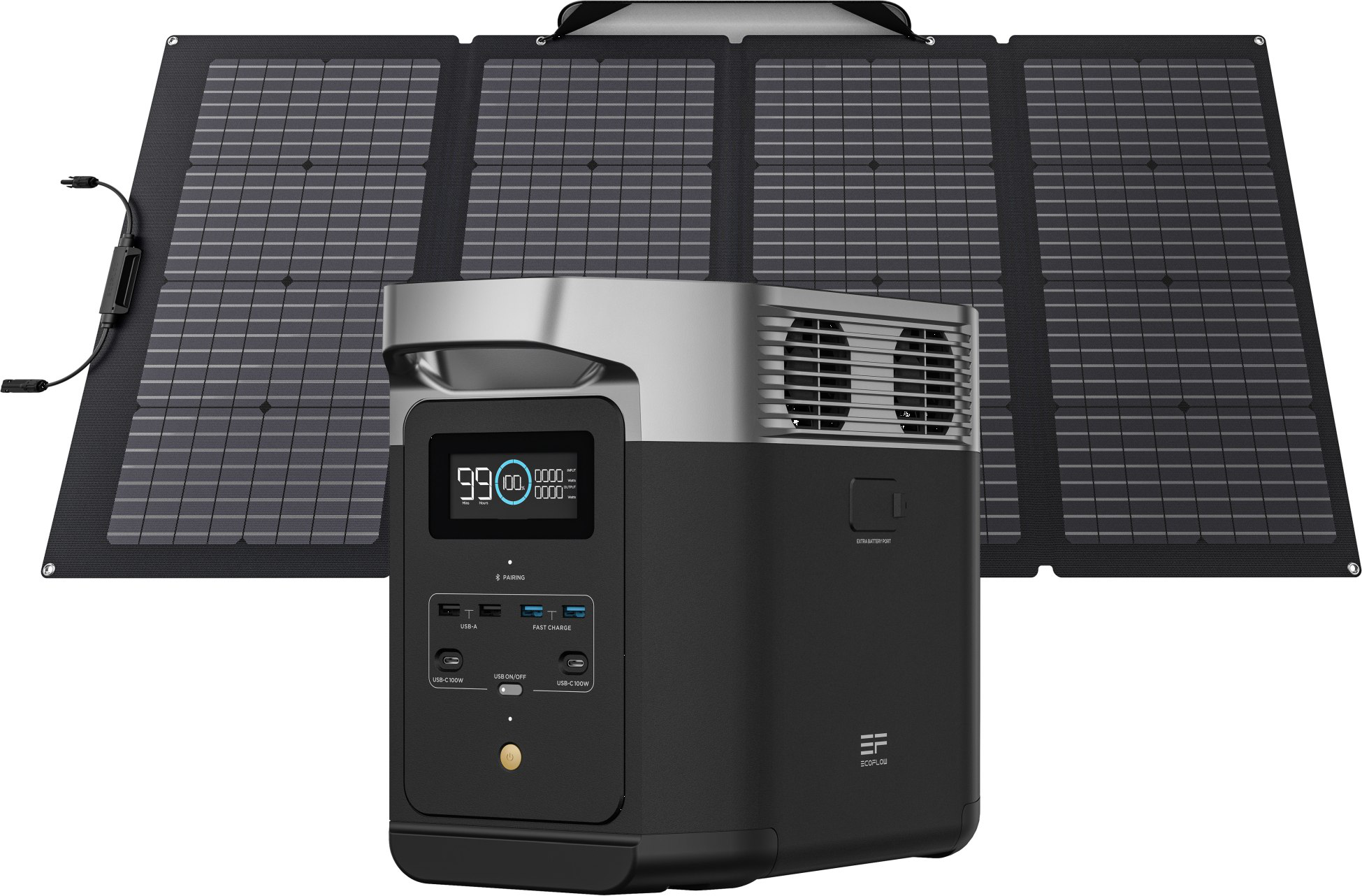 EcoFlow Powerstation 'Delta 2' mit 220 W Solarmodul