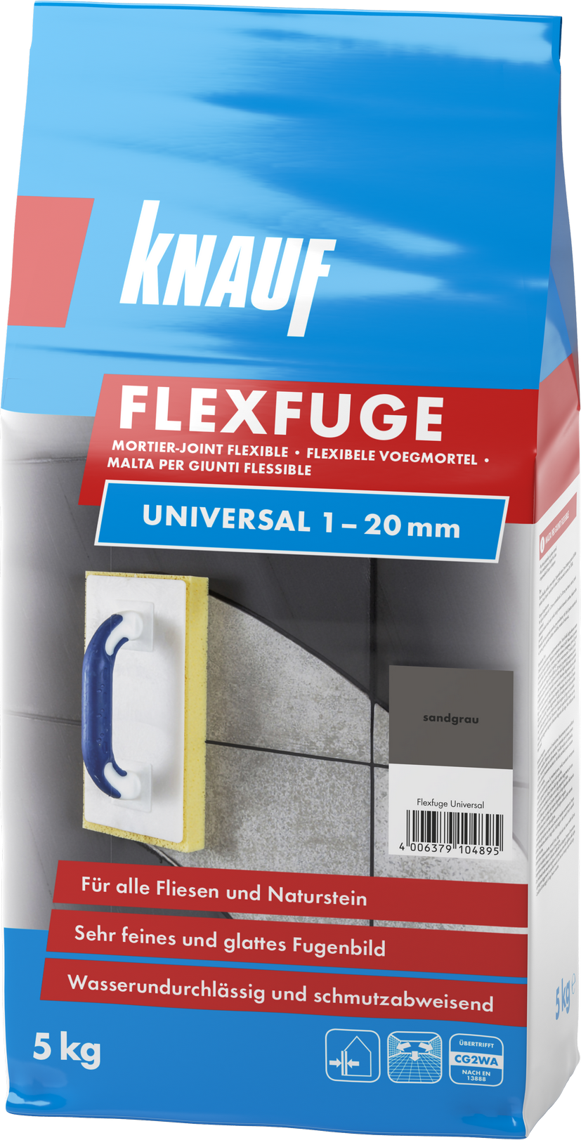 Knauf Flexfuge 'Universal' sandgrau 5 kg