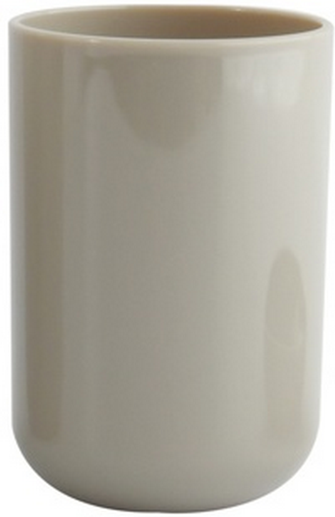 Thumbnail - Zahnputzbecher 'Inagua' Polystyrol graubraun/taupe Ø 7,1 x 10,5 cm