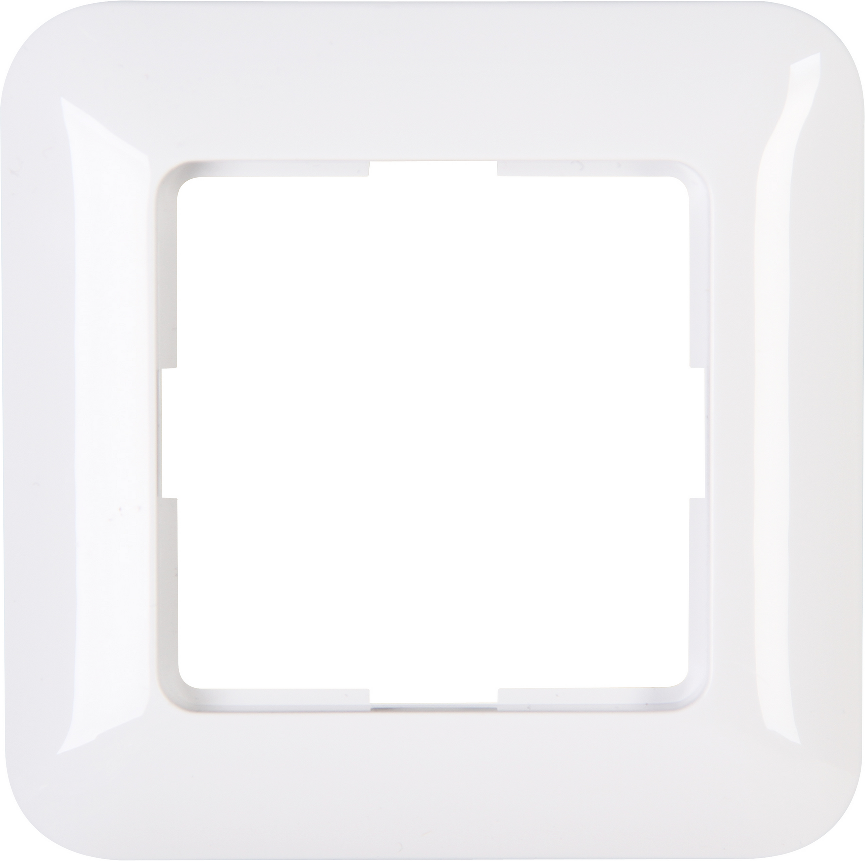 Abdeckrahmen 'Sevilla' 1-fach weiß