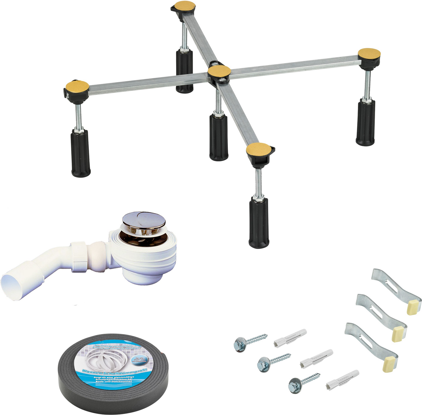Ottofond Montageset für Duschwanne Ø 50 mm
