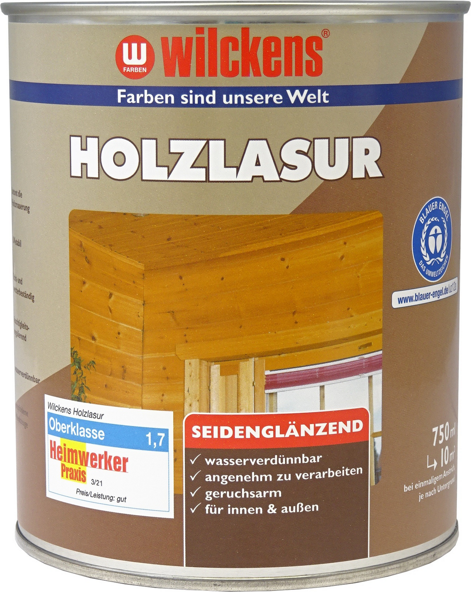 Wilckens Holzlasur palisanderfarben 750 ml
