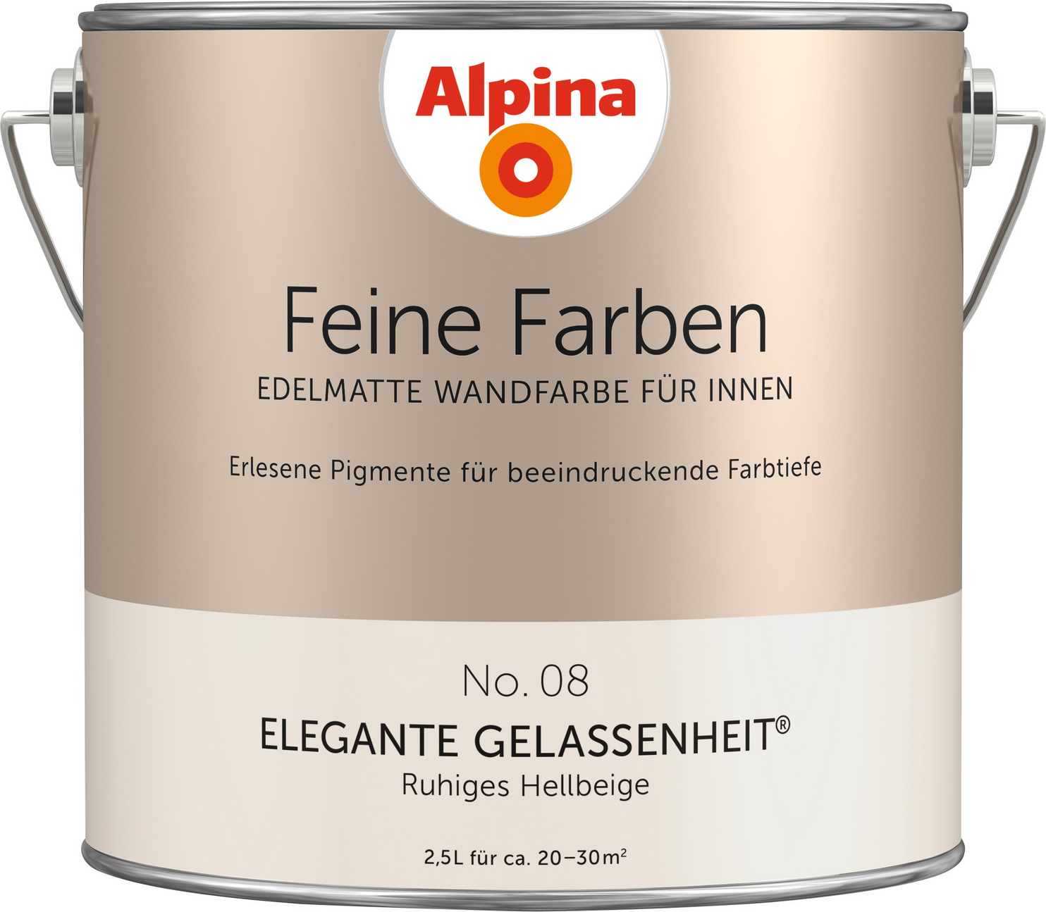 Alpina Feine Farben 'Elegante Gelassenheit' hellbeige matt 2,5 l