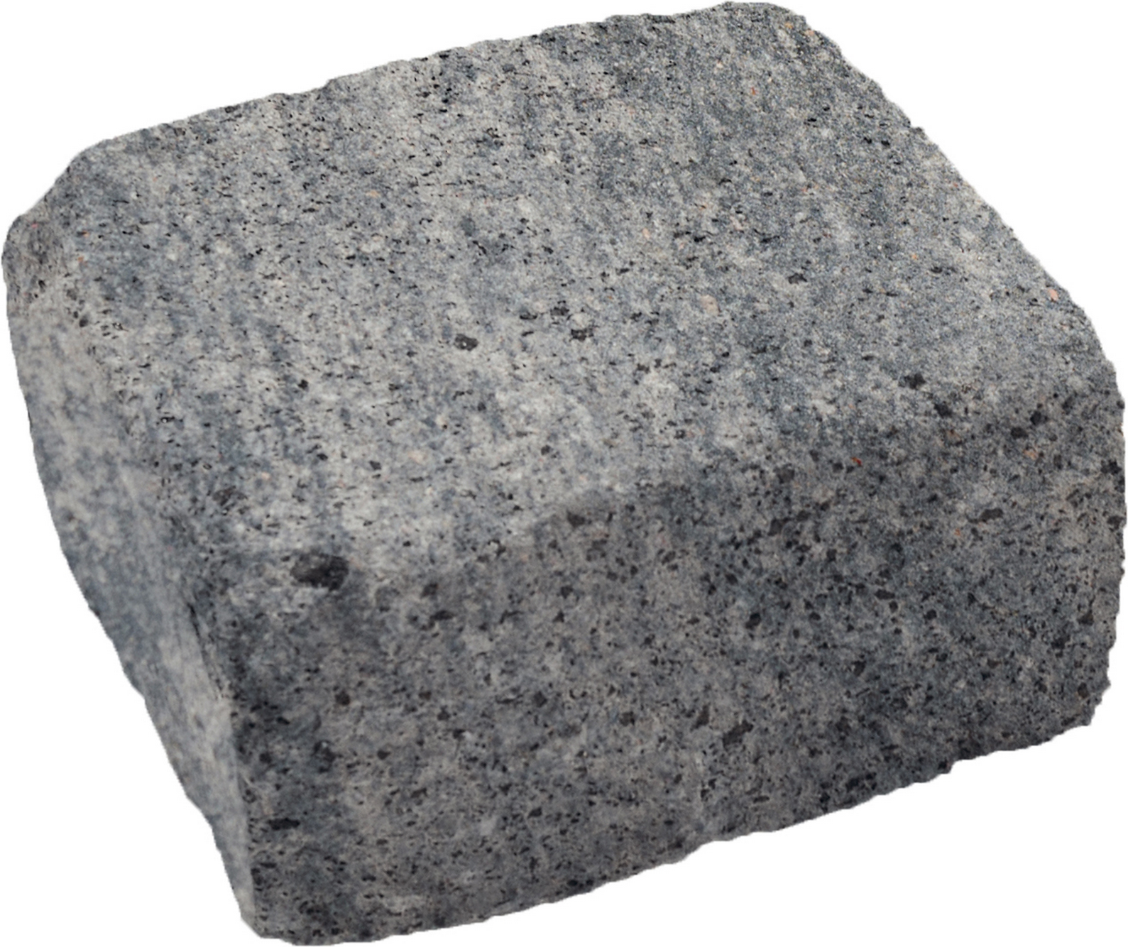 Diephaus Mauerstein 'T-Wall Peak' Beton schwarz/weiß 25 x 25 x 15 cm