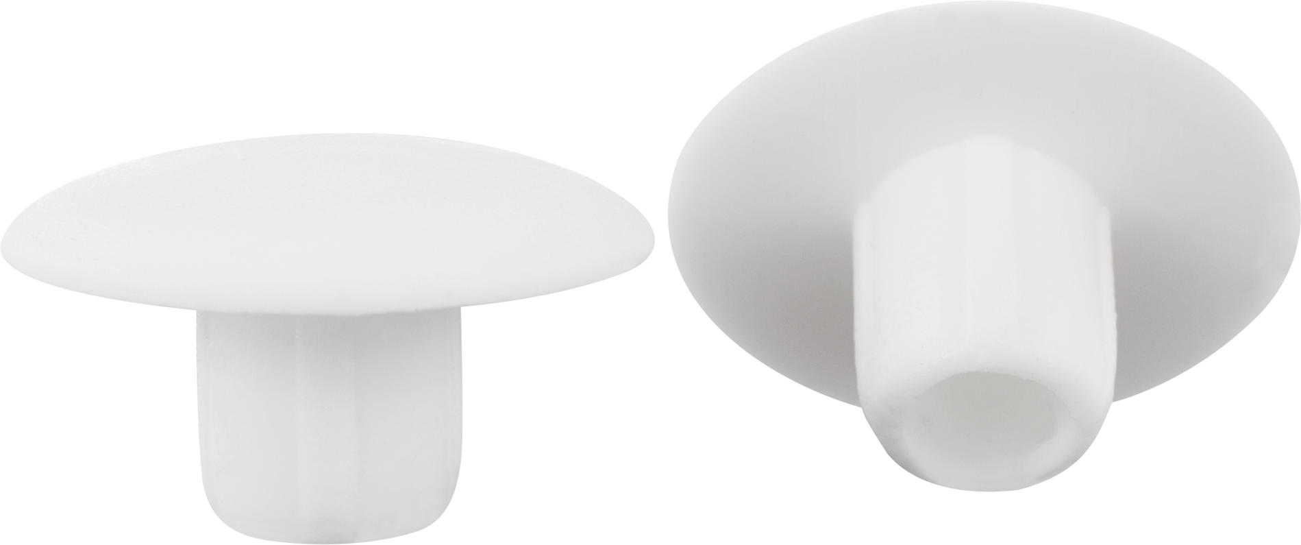 toom Abdeckkappen weiß 20 Stück Ø 5 mm