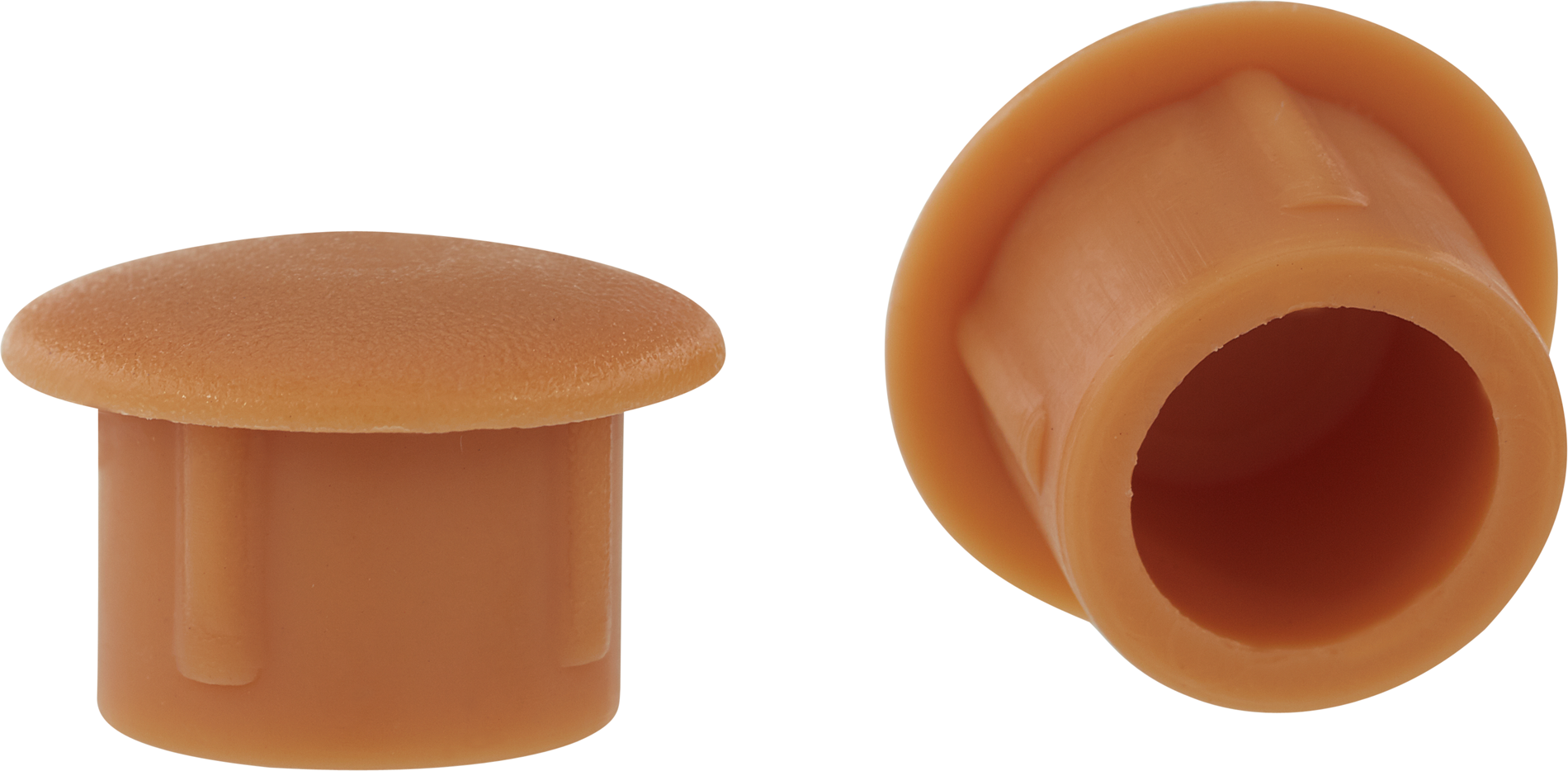 toom Abdeckkappen Kunststoff buchefarben Ø 10 mm 20 Stück