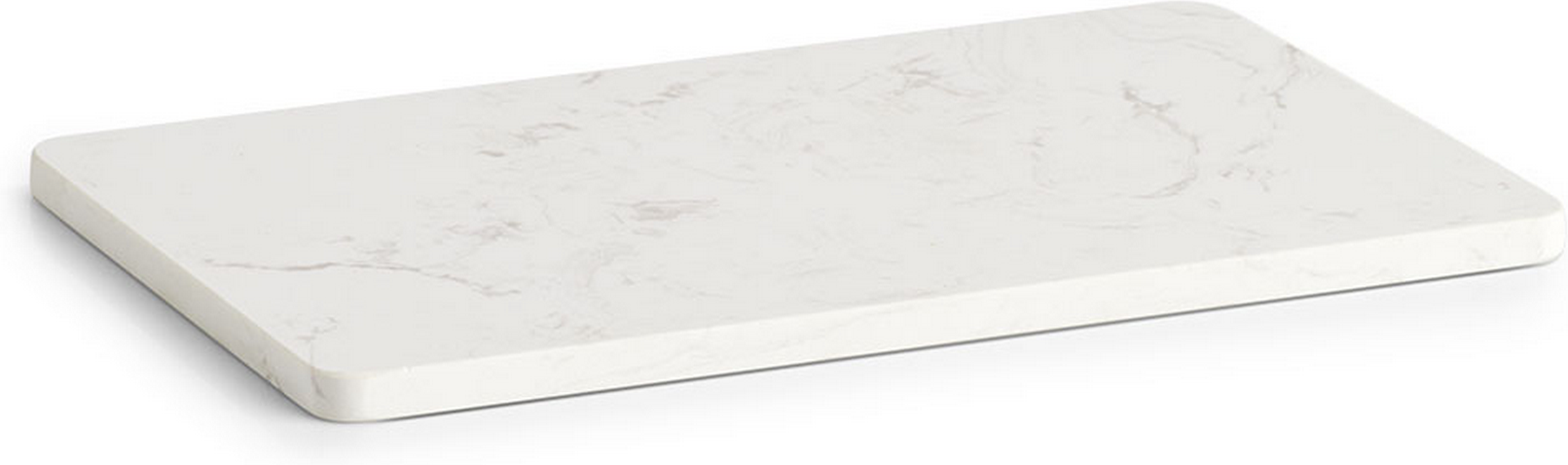 Zeller Servierplatte weiß 28 x 1 x 18 cm