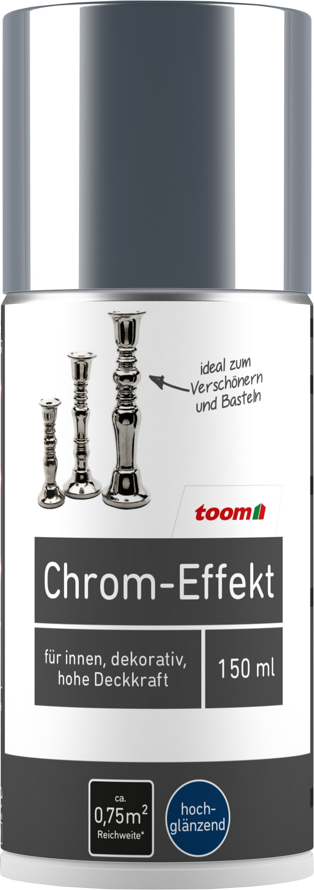 Thumbnail - toom Effekt-Sprühlack chromfarben glänzend 150 ml