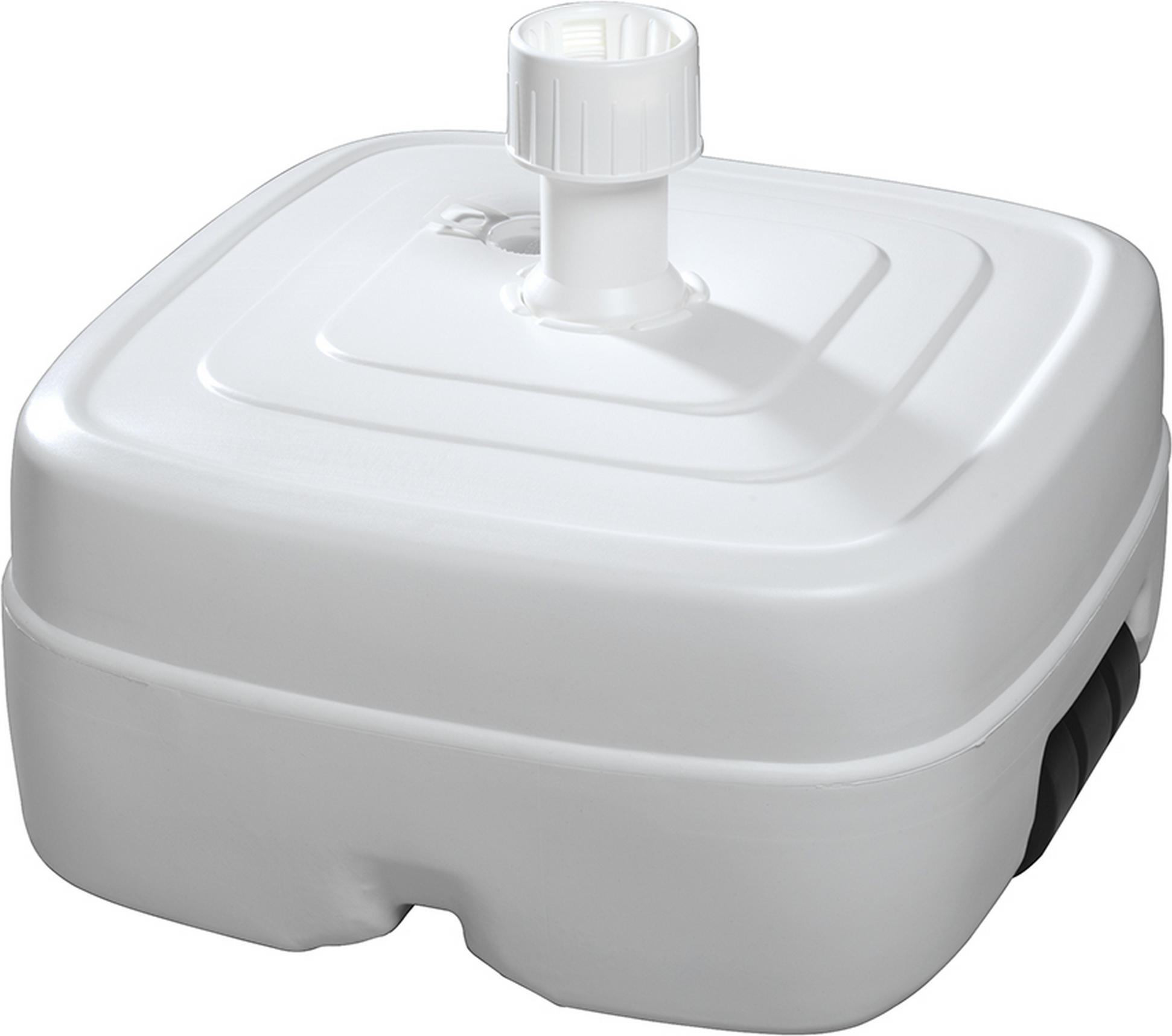 Schneider Kunststoffschirmständer weiß 37 Liter, für Stöcke bis Ø 50 mm