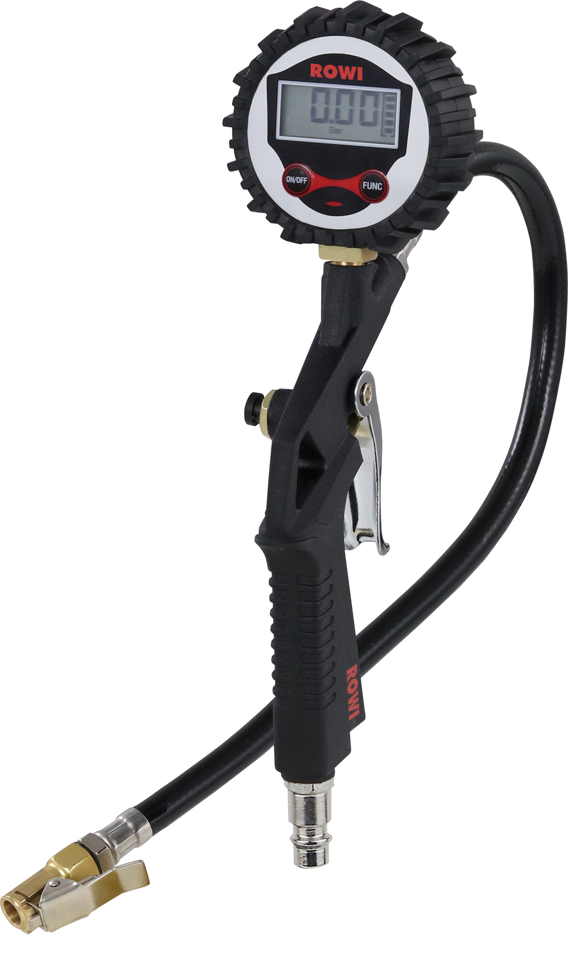 Rowi Druckluft-Reifenfüllmessgerät 'DRM 8/1 D' digital, 8 bar