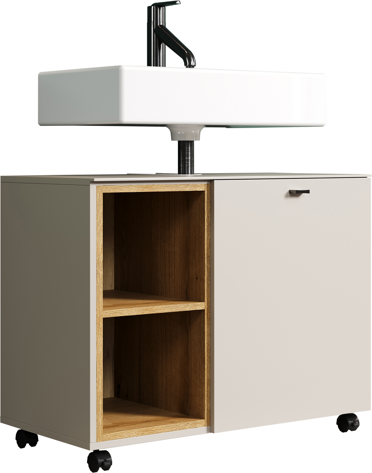 Trendteam Waschbeckenunterschrank 'Sao Paulo' Kaschmir 80 x 64 x 42 cm