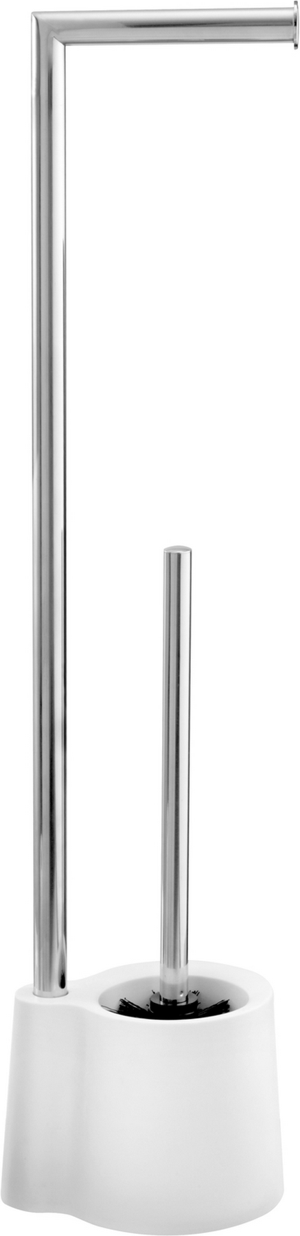 Wenko Stand-WC-Garnitur 'Avola' weiß 13 x 70 x 16 cm