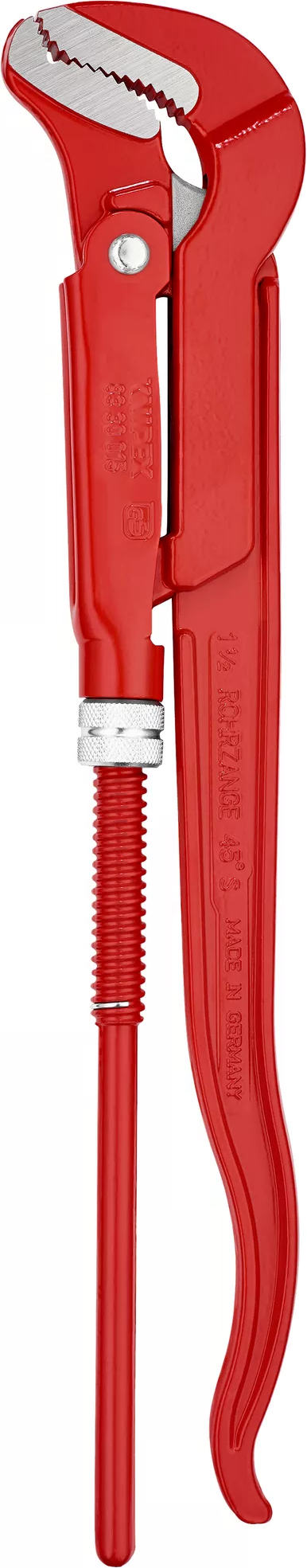 Knipex S-Maul-Rohrzange rot pulverbeschichtet 425 mm 1,5"