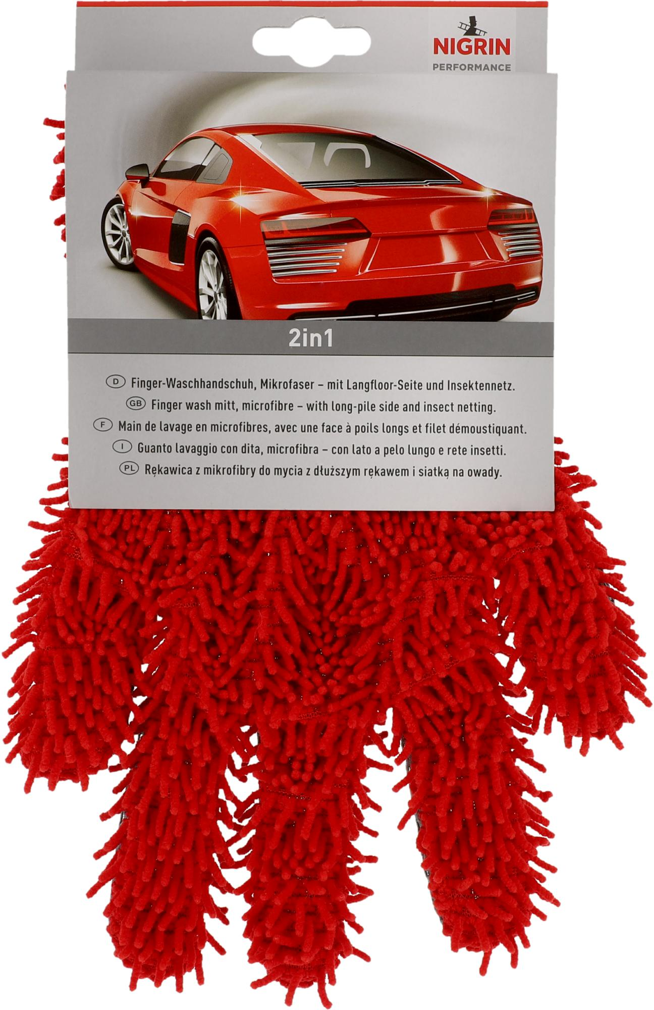 Nigrin Finger-Wasch-Handschuh Mikrofaser