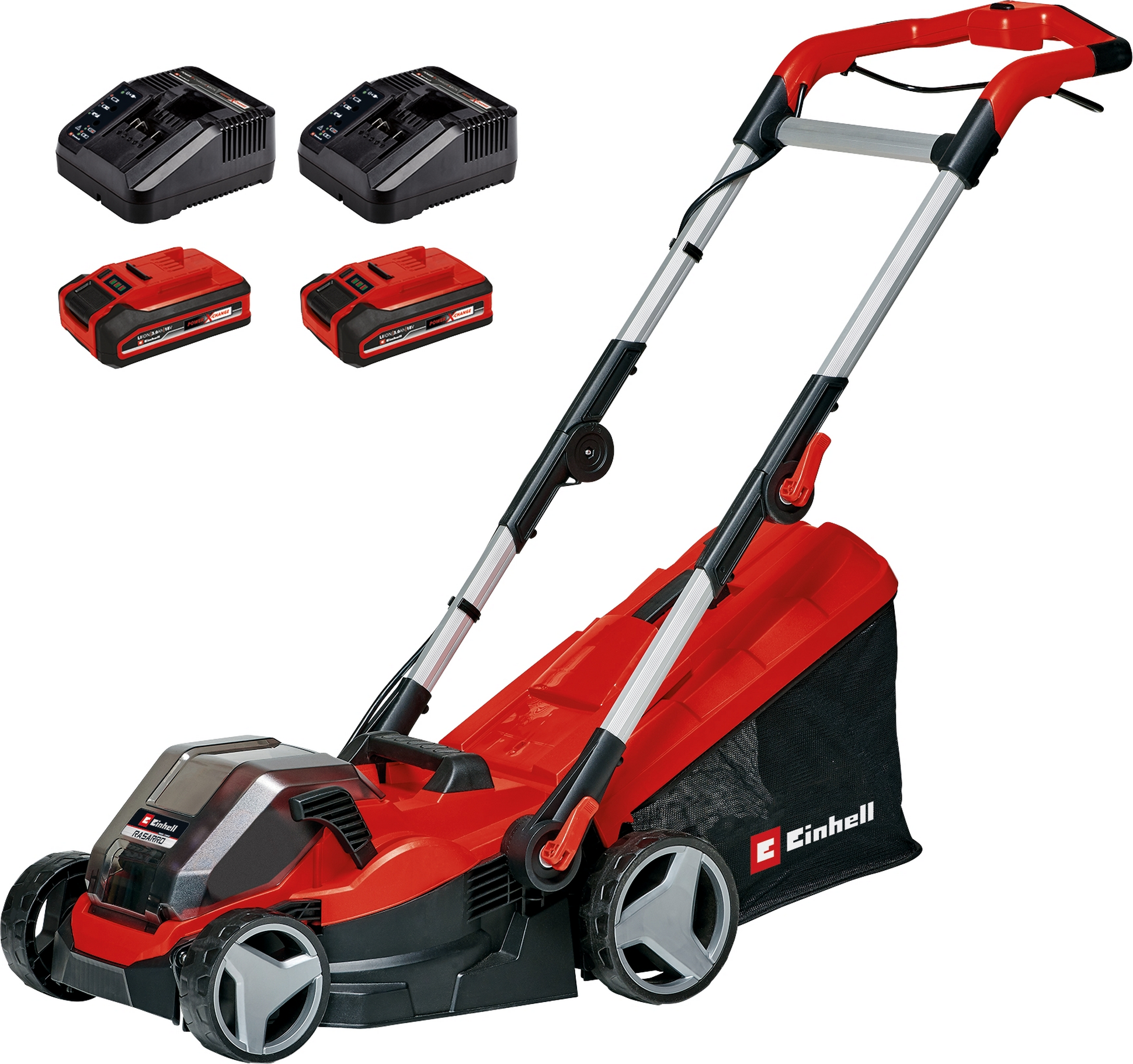Thumbnail - Einhell Akku-Rasenmäher 'Rasarro 36/34' mit Akku und Ladegerät bis 300 m²