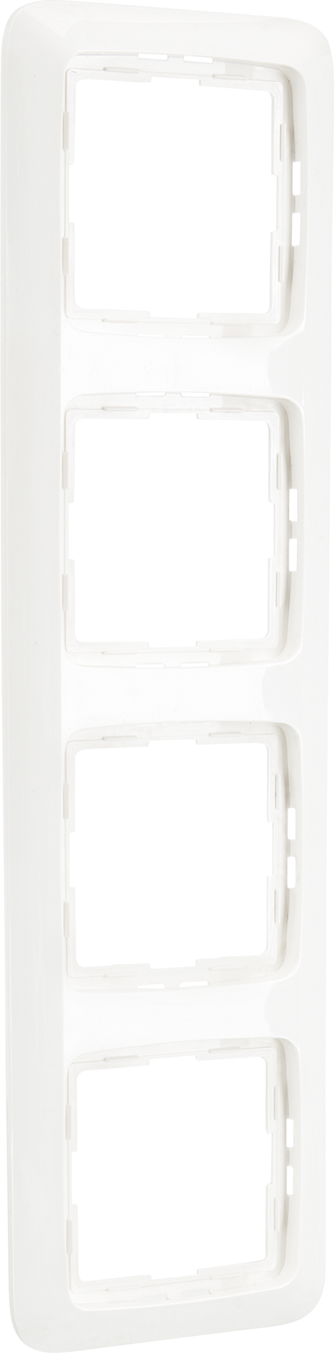 Kopp Abdeckrahmen 'Rivo' 4-fach reinweiß