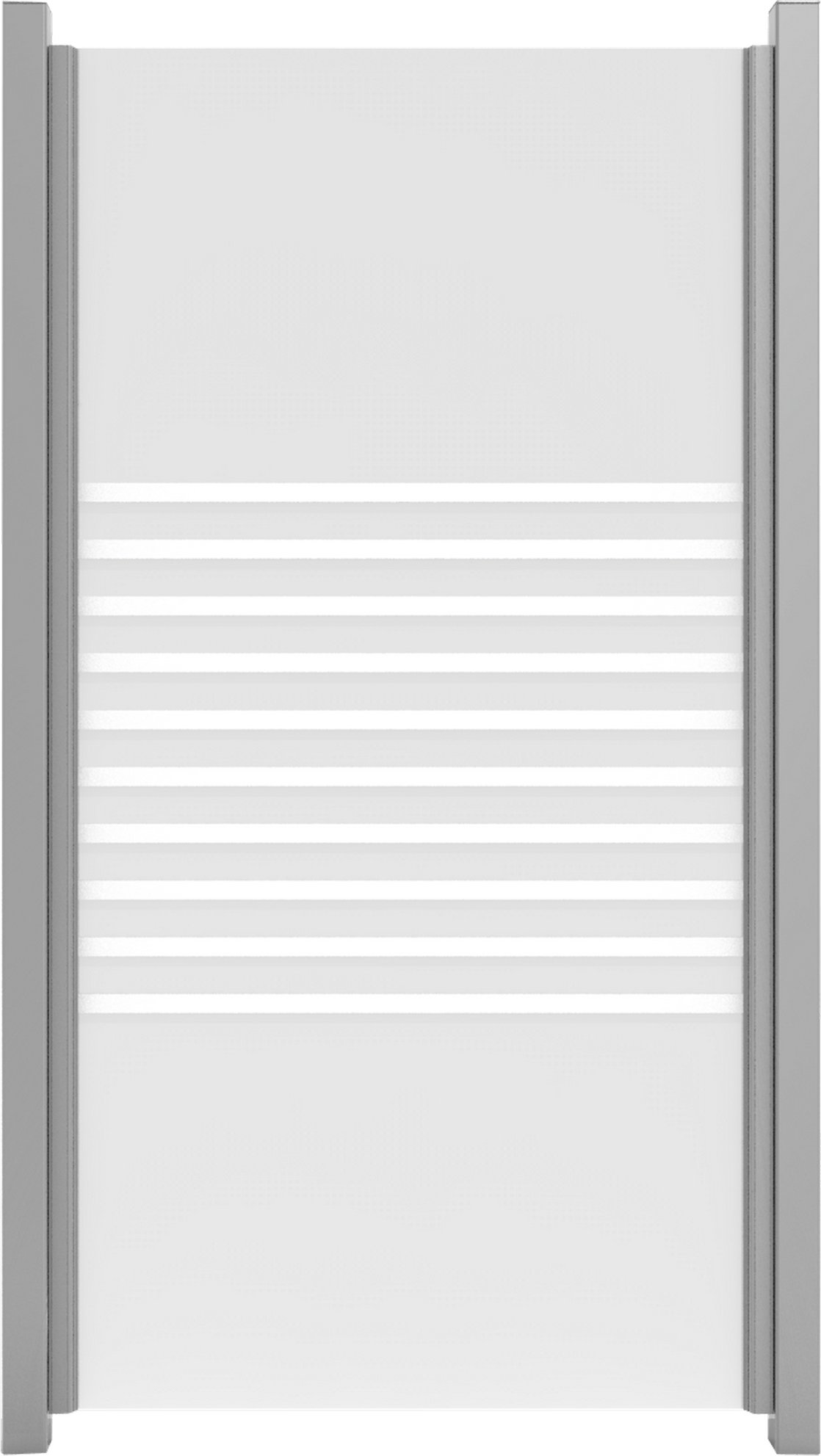 GroJa Fertigzaun 'Ambiente' hochkant Streifen 90 x 180 cm