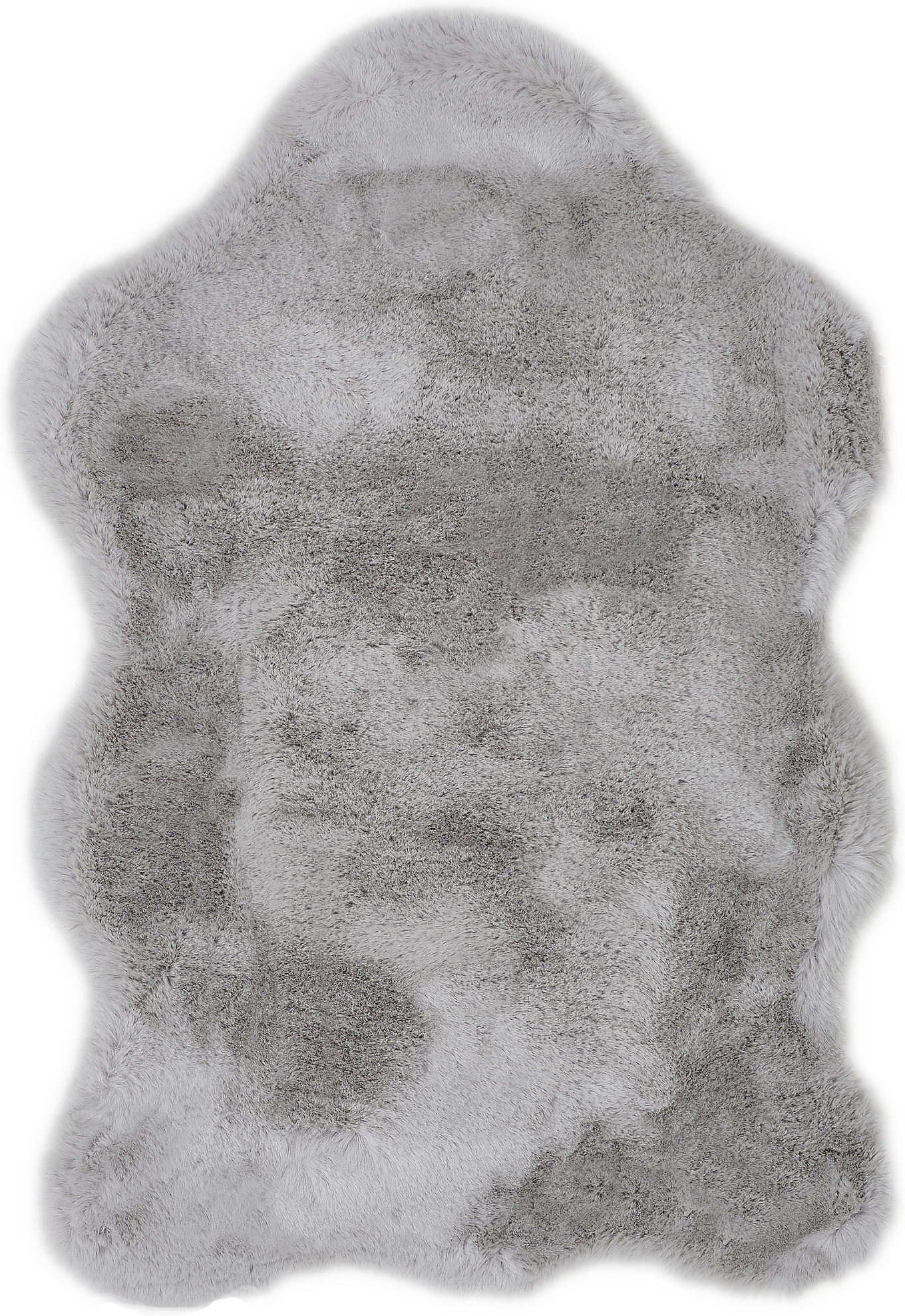 Luxor Living Kunstfell-Teppich 'Coste' grau 55 x 80 cm