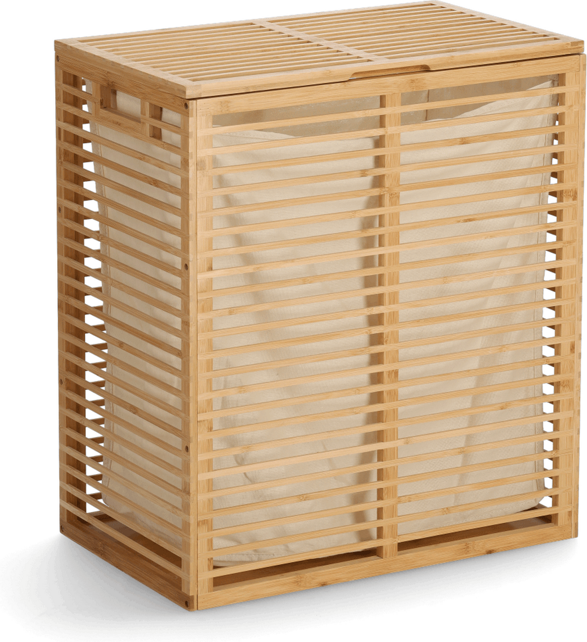 Thumbnail - Zeller Wäschesammler natur 53,5 x 61 x 33 cm