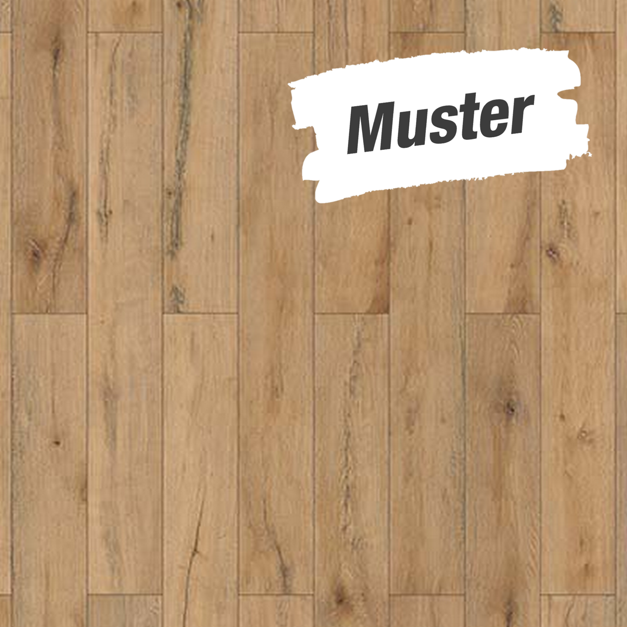 Muster zum Vinylboden 'Greenvinyl' Risseiche dunkel 4 mm