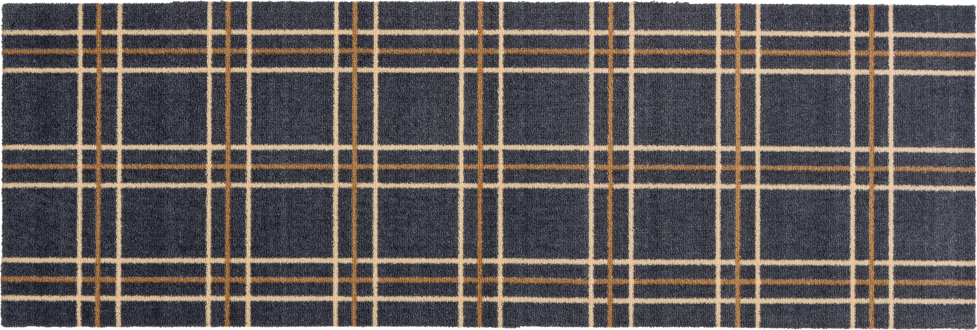 Astra Sauberlaufmatte 'Miabella' 50 x 150 cm Karos grau