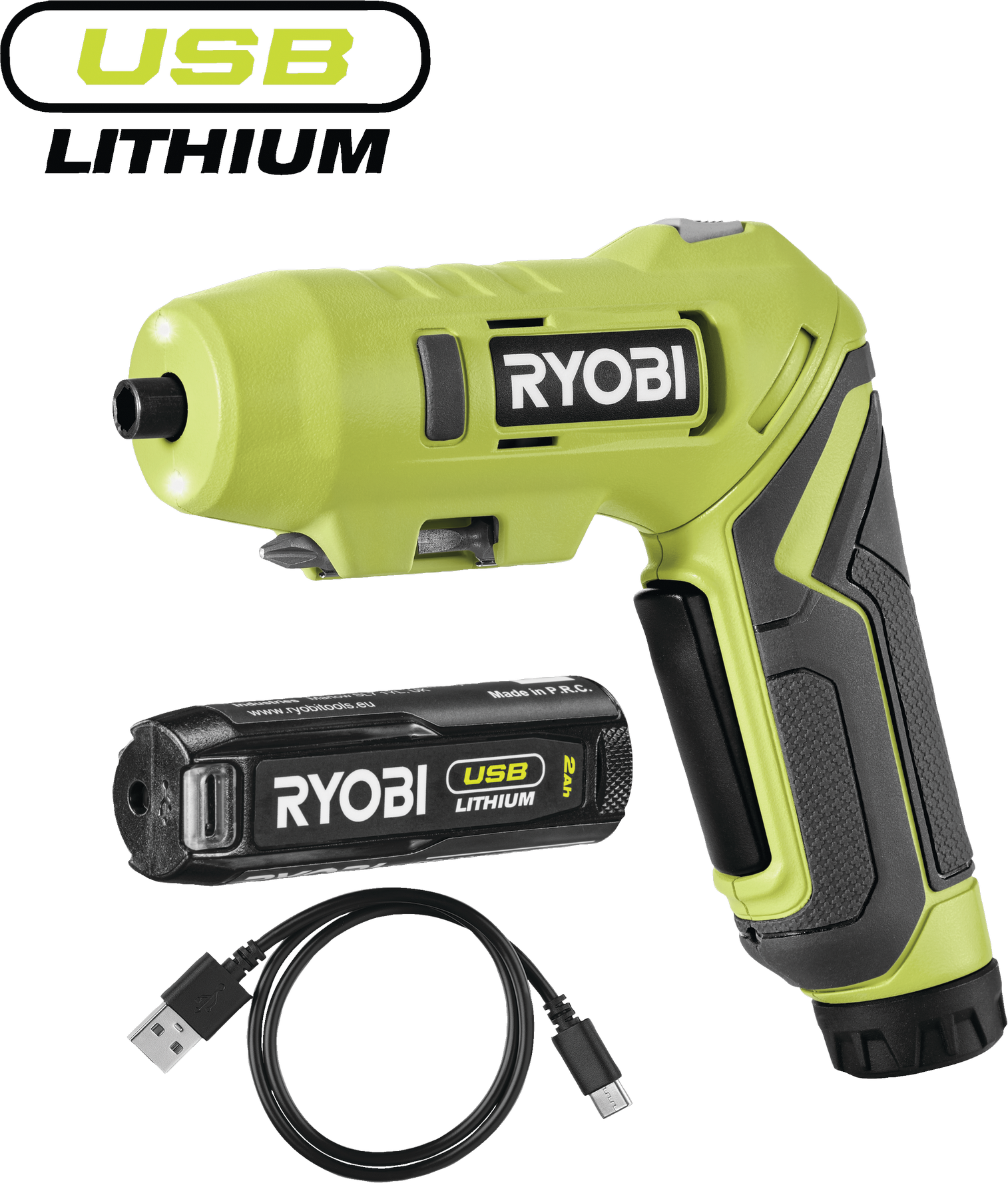 Ryobi Akku-Schwenkschrauber 'RSDP4-120G' 4 V mit Akku und Ladekabel