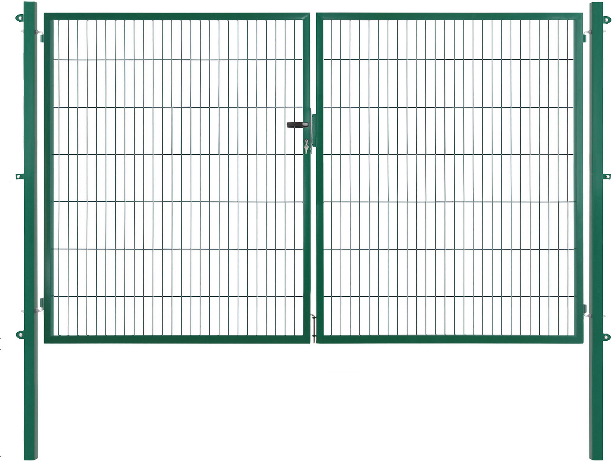 Arvotec Doppeltor 'Essential' moosgrün 300 x 140 cm, mit Zaunanschluss