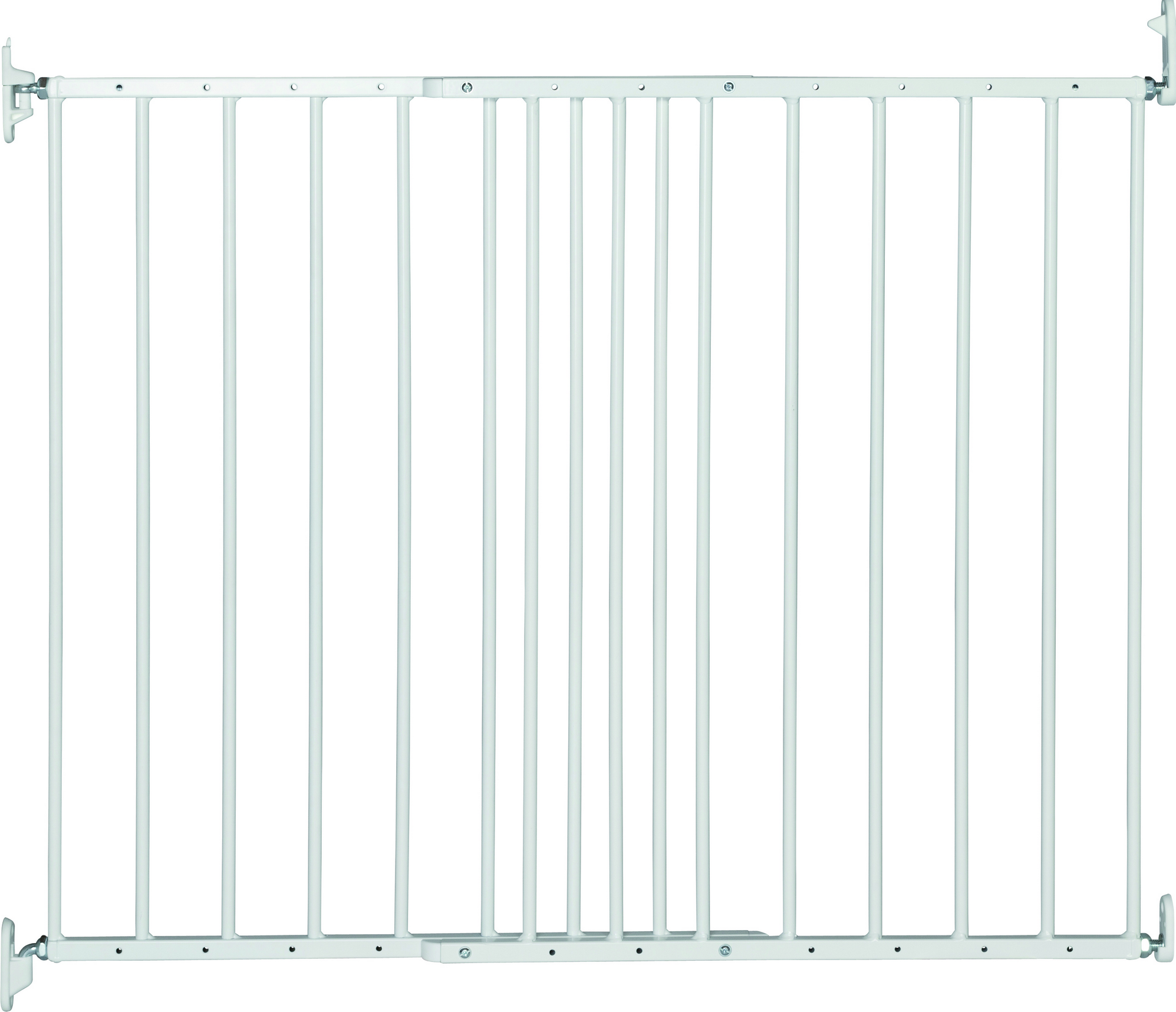 Treppenschutzgitter weiß 62,5-106,8 x 72 cm