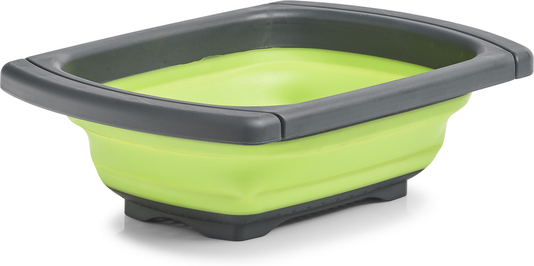 Zeller Faltbox anthrazit/grün 68 x 13,1 x 29,8 cm