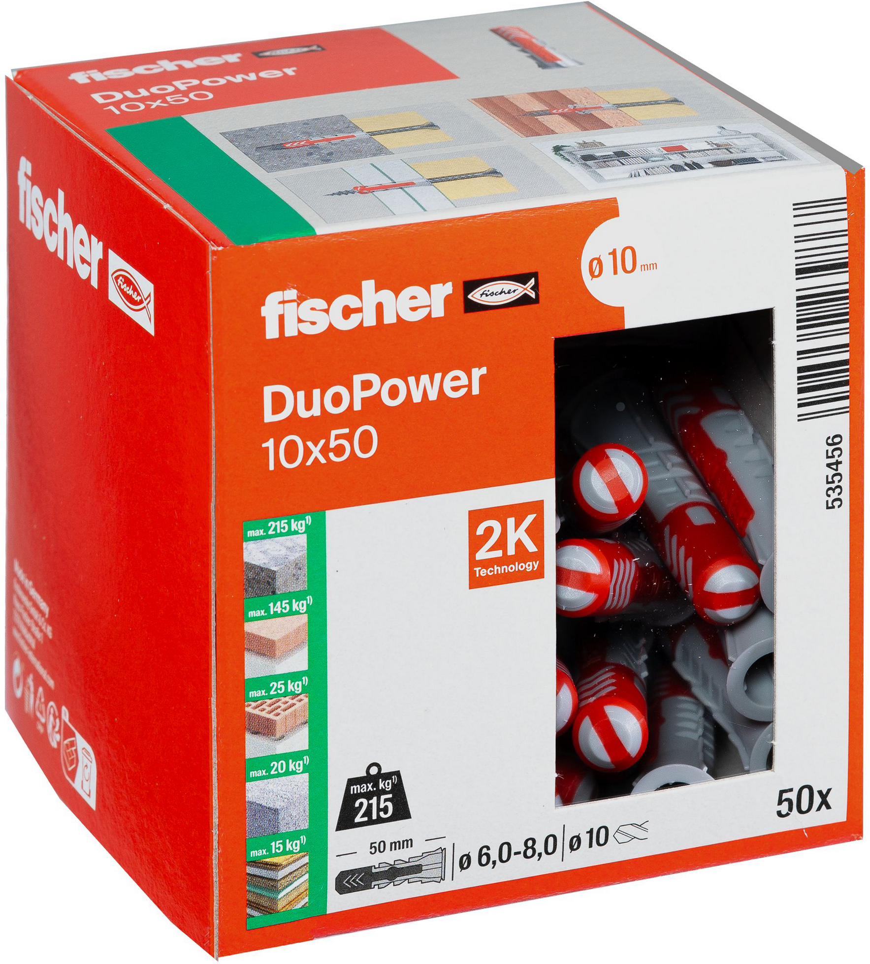 Fischer fischer DUOPOWER 10 x 50 LD 50 Stück