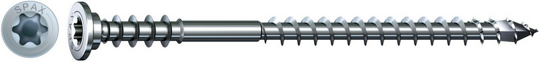 Spax Justierschraube Flachkopf T-Star plus T30 Ø 6 x 145 mm 25 Stück