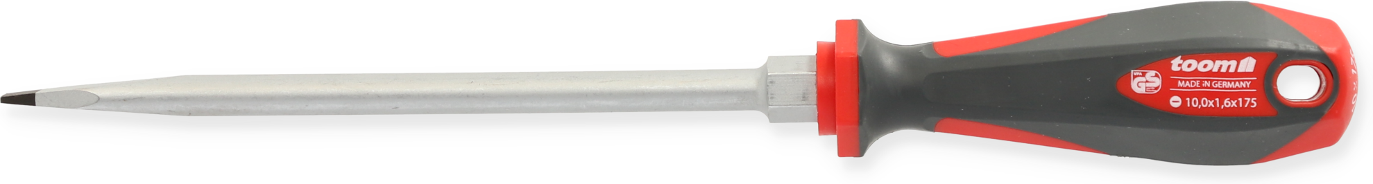 toom Schraubendreher SL 10 x 1,6 x 175 mm