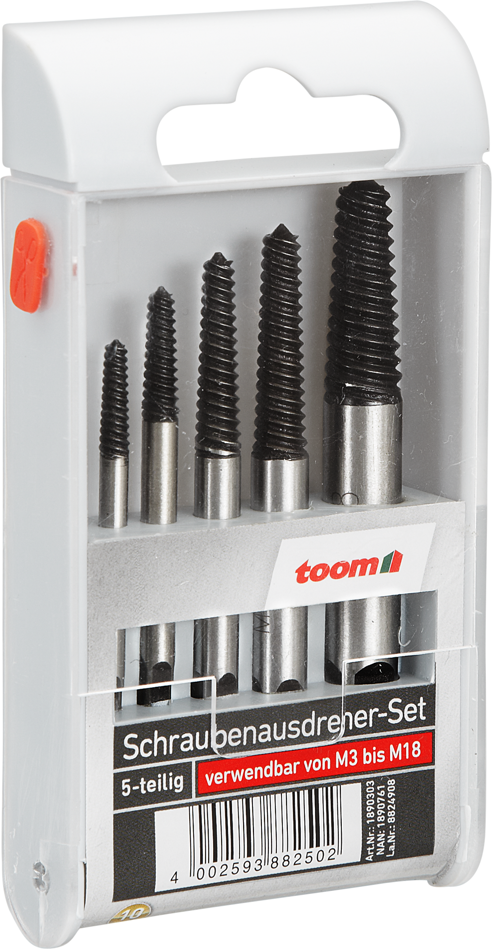 toom Schraubenausdreher-Set 5-teilig