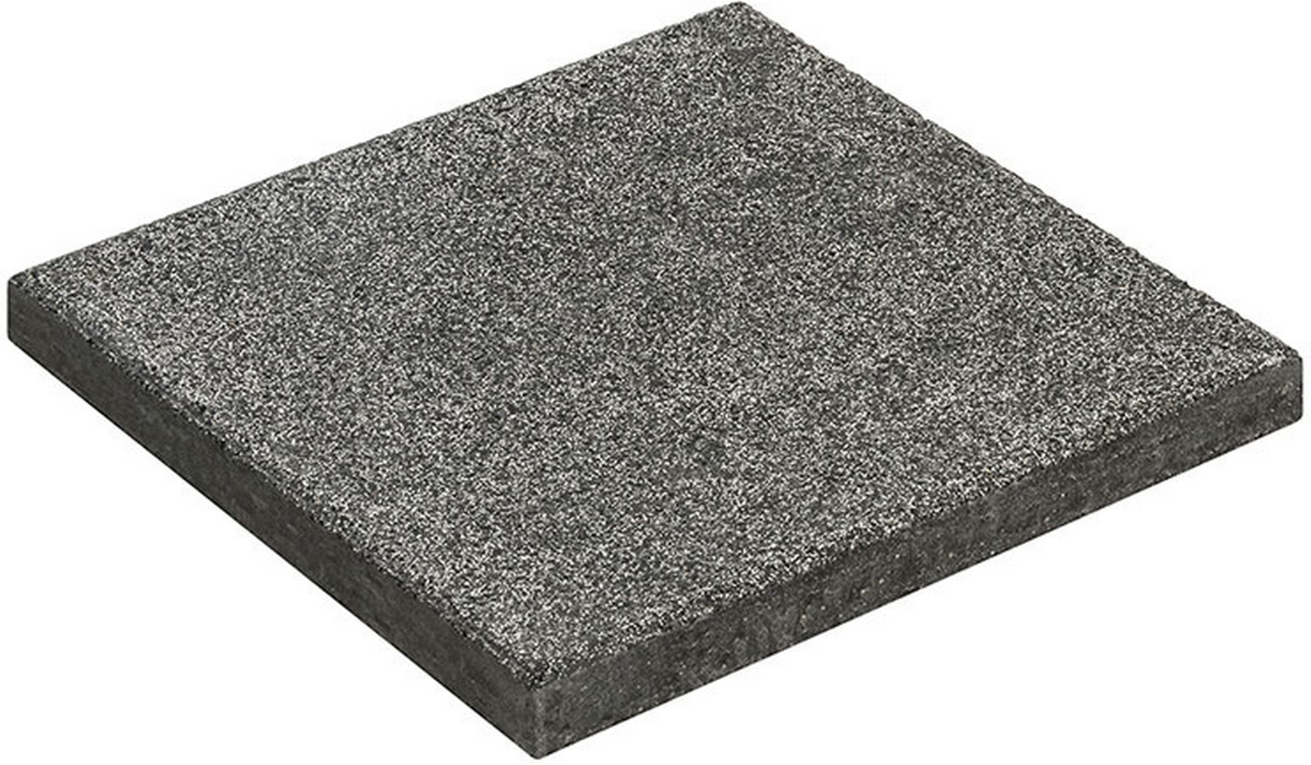 Terrassenplatte 'T-Court Classic' Beton basaltfarben 40 x 40 x 4 cm
