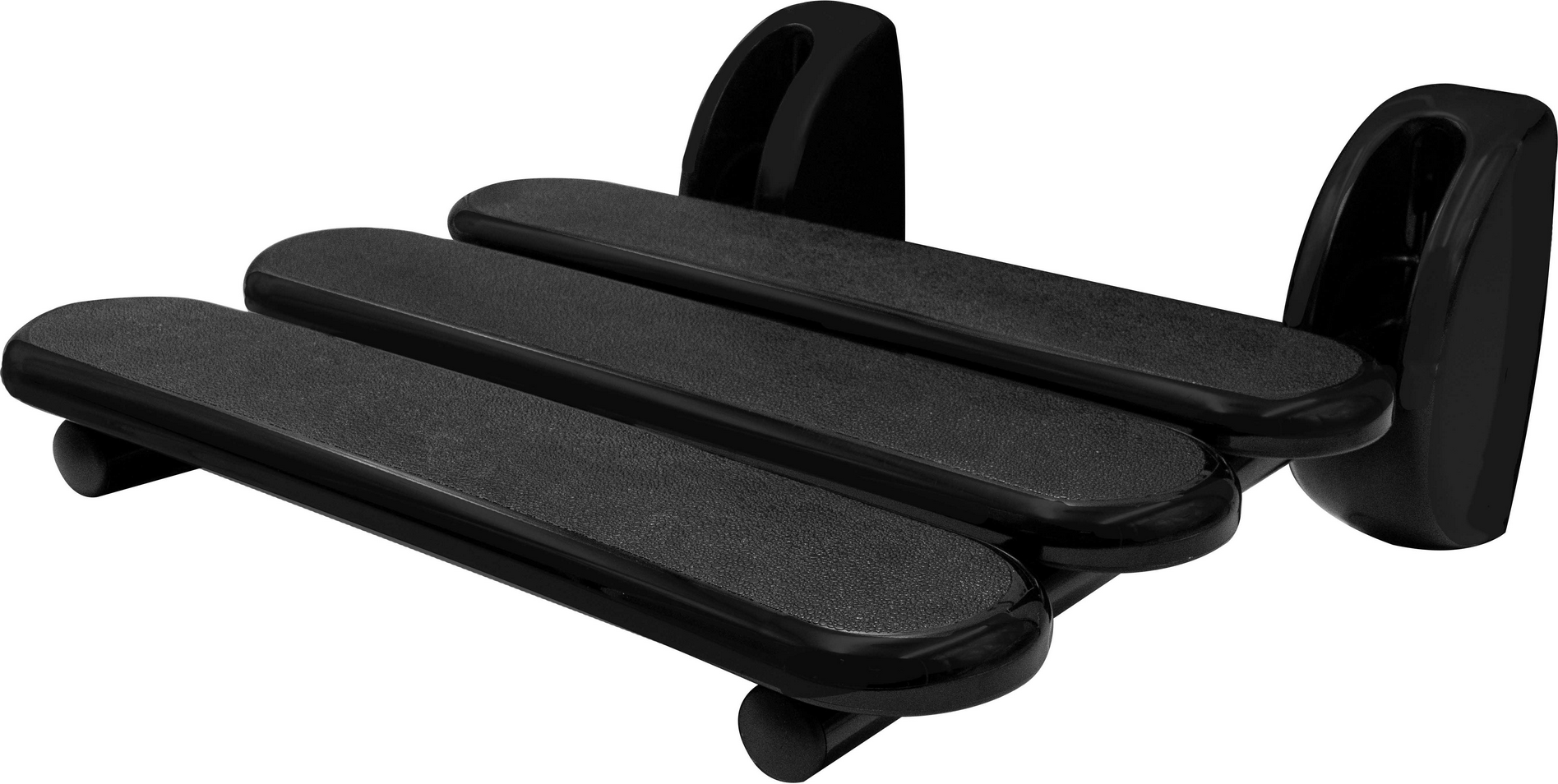 Ridder Duschklappsitz 'Pro' schwarz 36 x 38,2 x 16,1 cm