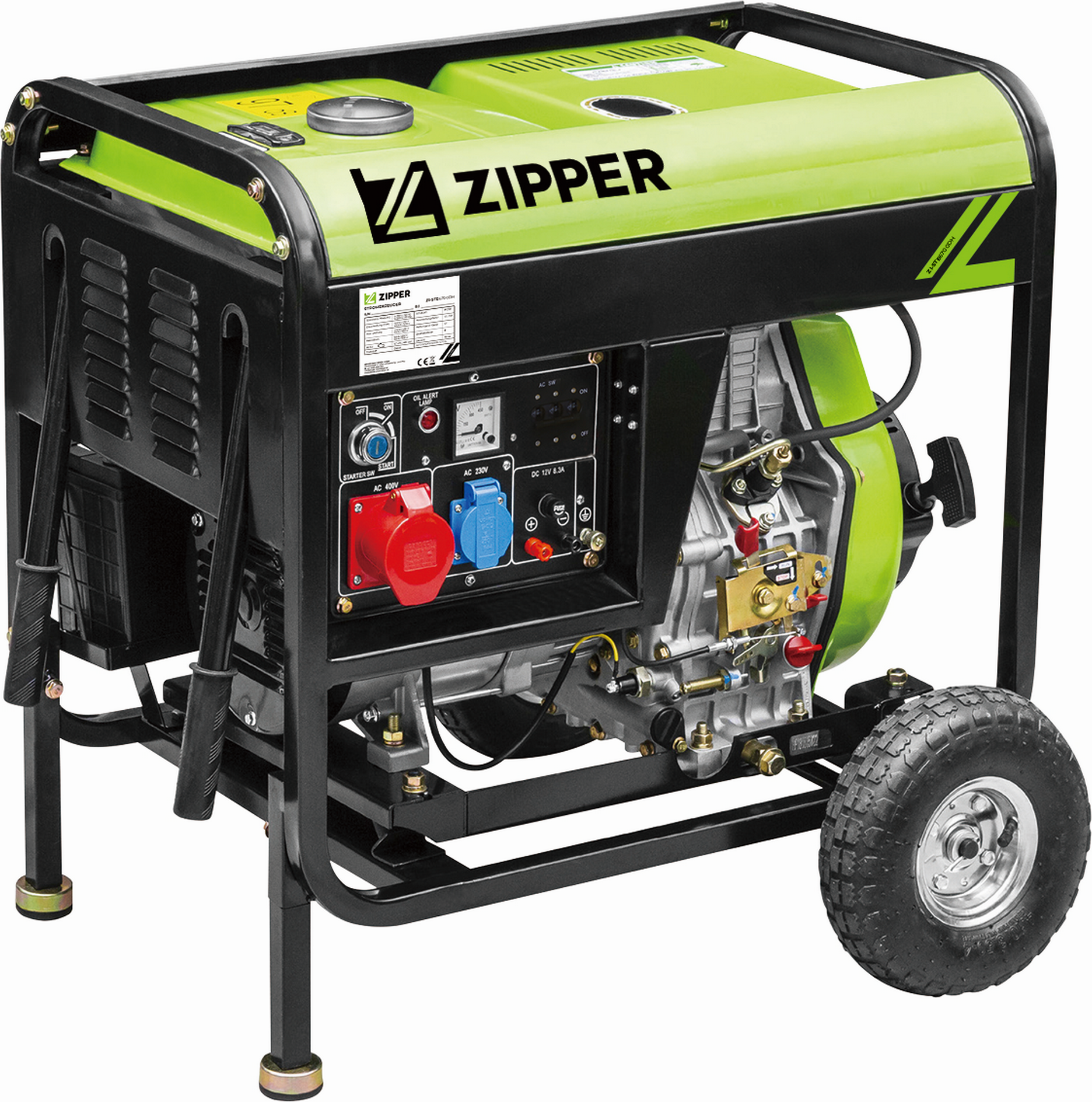 Thumbnail - Zipper Stromerzeuger 'ZI-STE6700DH' 6500 W