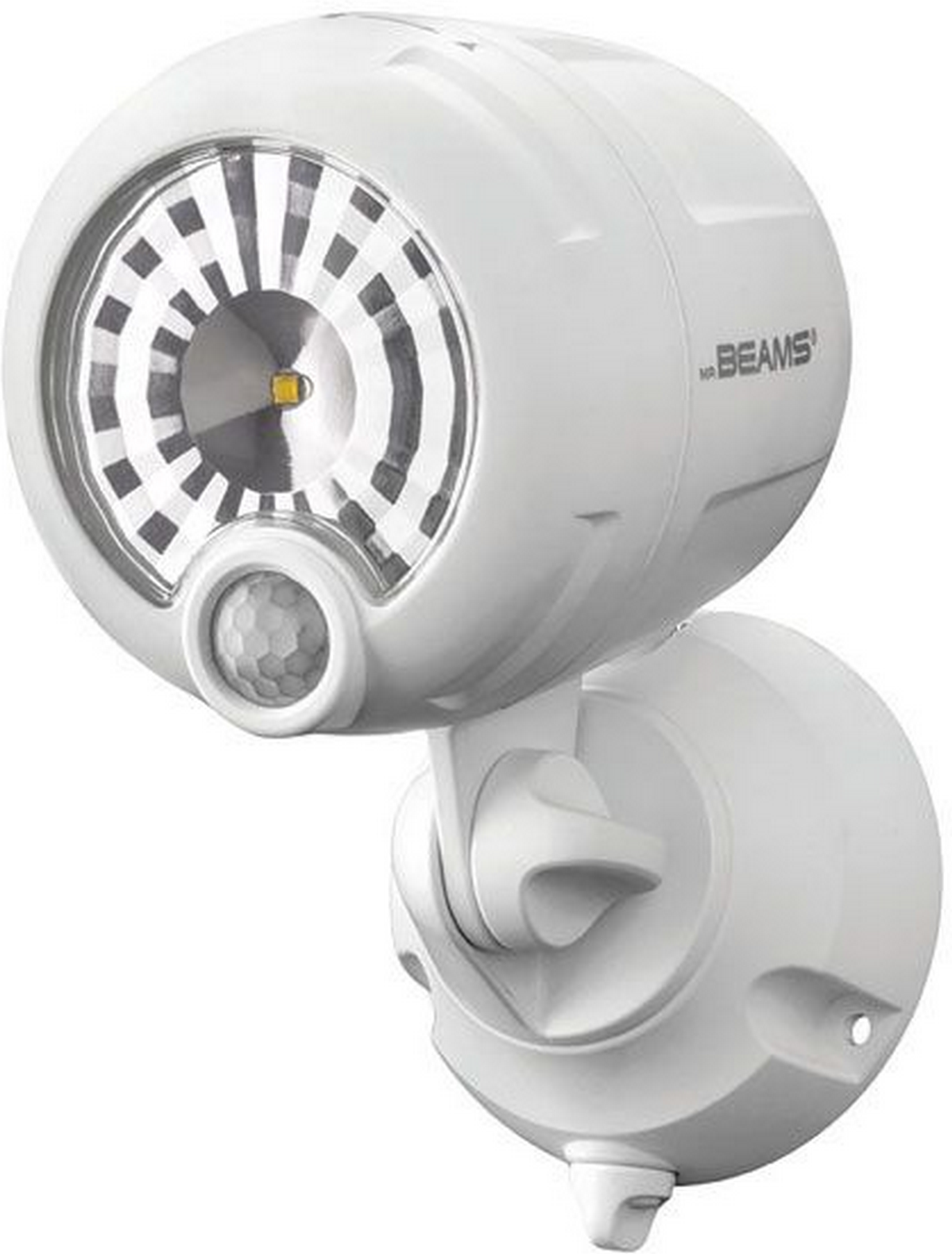 Mr. Beams LED-Außenstrahler mit Bewegungssensor weiß 200 lm