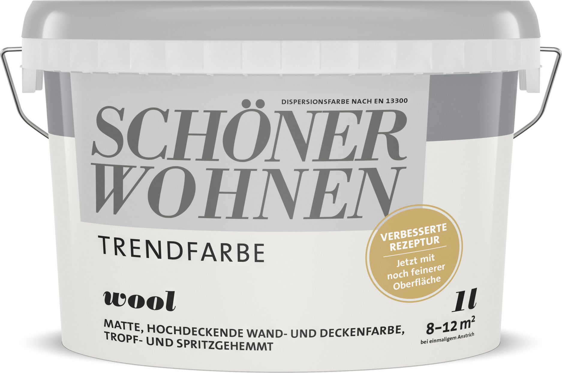 Thumbnail - Schöner Wohnen Farbe Trendfarbe 'Wool' wollweiß matt 1 l