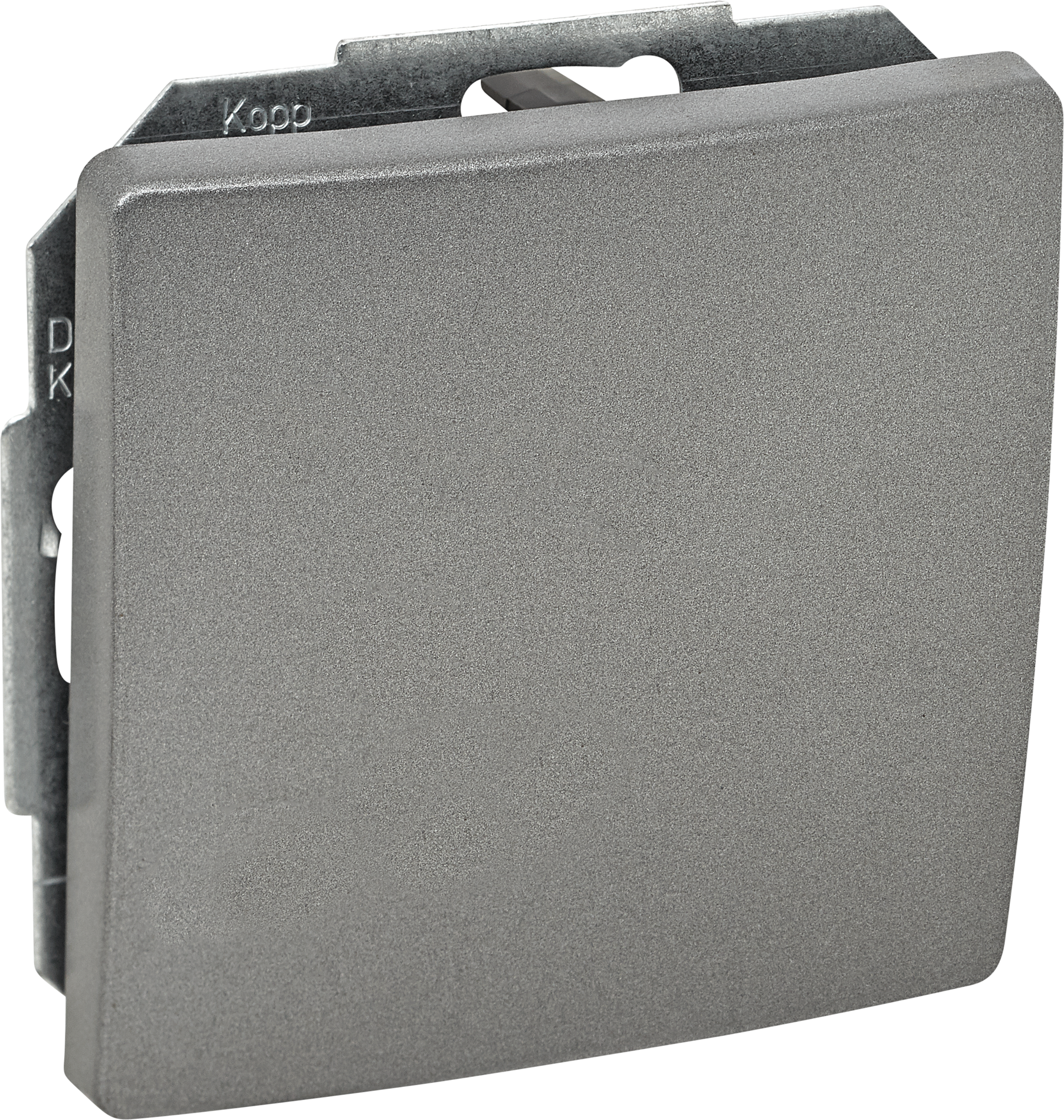 Kopp Aus-/Wechselschalter 'Venedig' platinfarben